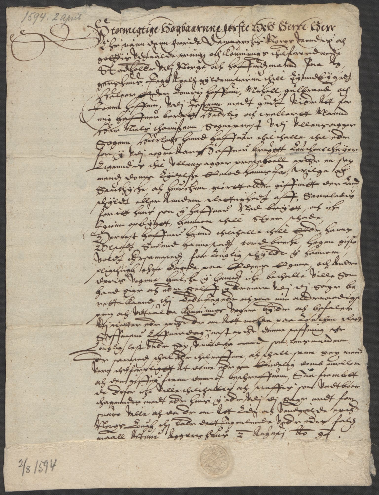 Riksarkivets diplomsamling, AV/RA-EA-5965/F15/L0010: Prestearkiv - Akershus og Hedmark, 1577-1821, p. 9