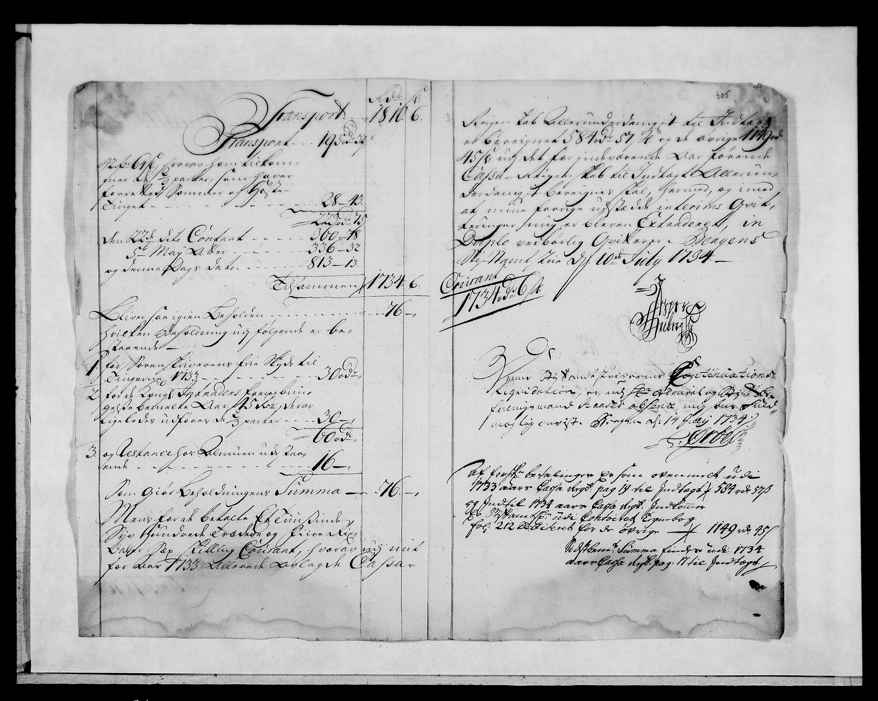 Rentekammeret inntil 1814, Reviderte regnskaper, Fogderegnskap, AV/RA-EA-4092/R52/L3337: Fogderegnskap Sogn, 1733, p. 360