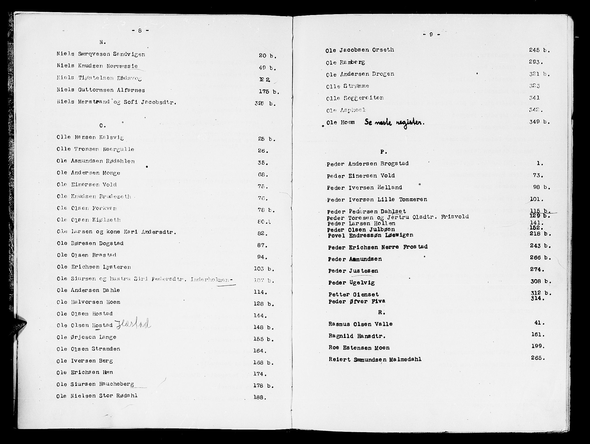 Romsdal sorenskriveri, AV/SAT-A-4149/1/3/3A/L0006: Skifteprotokoll, 1718-1730, p. 8-9