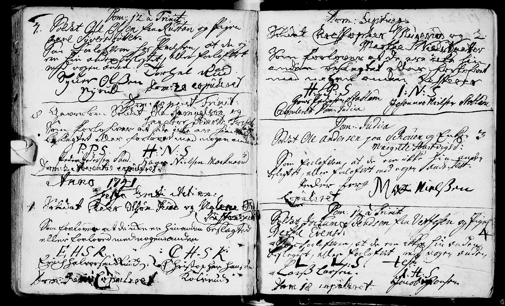 Eiker kirkebøker, SAKO/A-4/F/Fa/L0005: Parish register (official) no. I 5 /2, 1721-1747