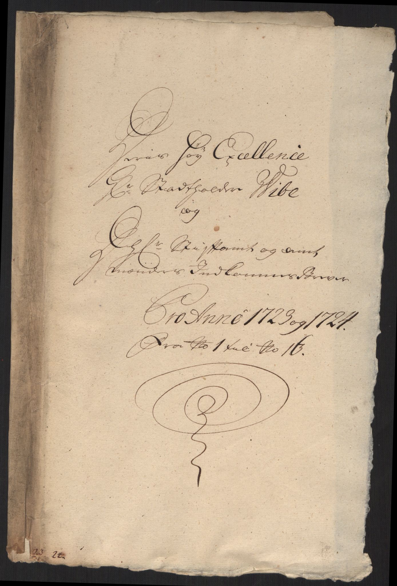 Kommanderende general (KG I) med Det norske krigsdirektorium, AV/RA-EA-5419/D/L0060: Stattholderens, stiftamtmenns og amtmenns brev, 1720-1730, p. 185