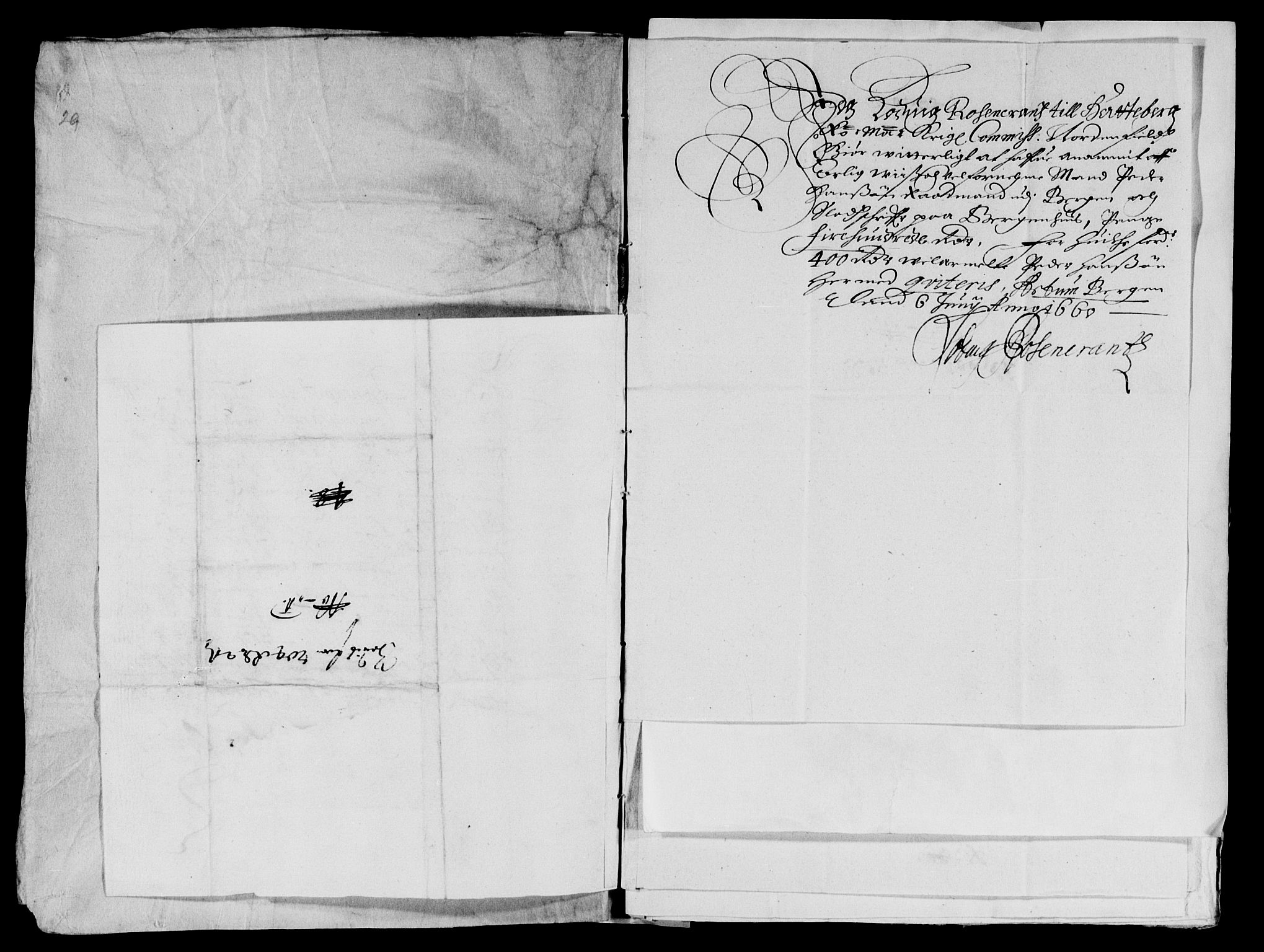 Rentekammeret inntil 1814, Reviderte regnskaper, Lensregnskaper, AV/RA-EA-5023/R/Rb/Rbt/L0150: Bergenhus len, 1657-1661