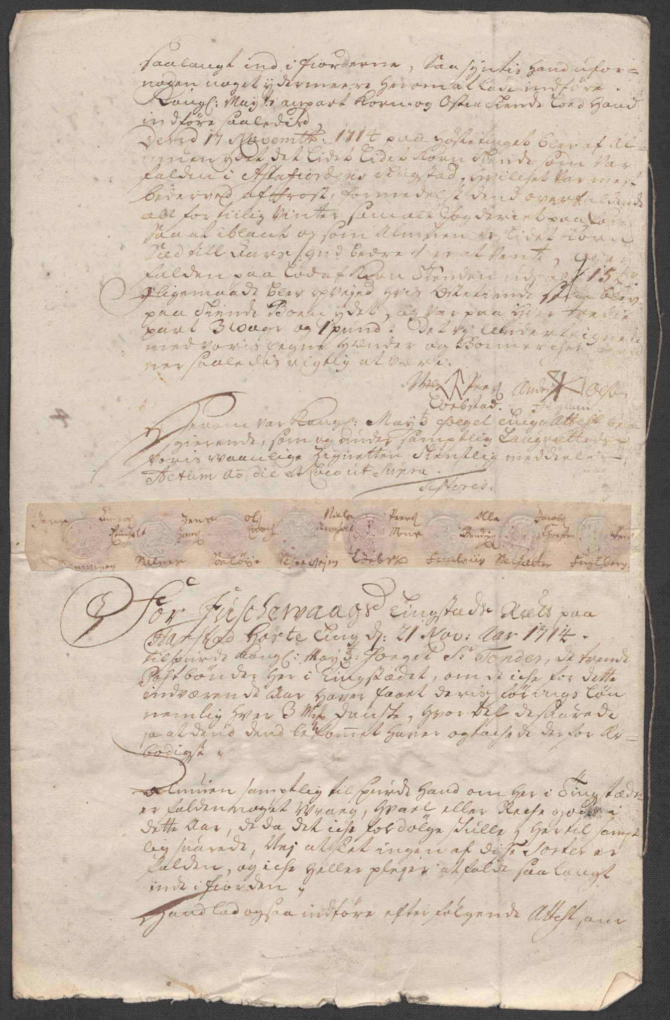 Rentekammeret inntil 1814, Reviderte regnskaper, Fogderegnskap, AV/RA-EA-4092/R68/L4760: Fogderegnskap Senja og Troms, 1714, p. 217