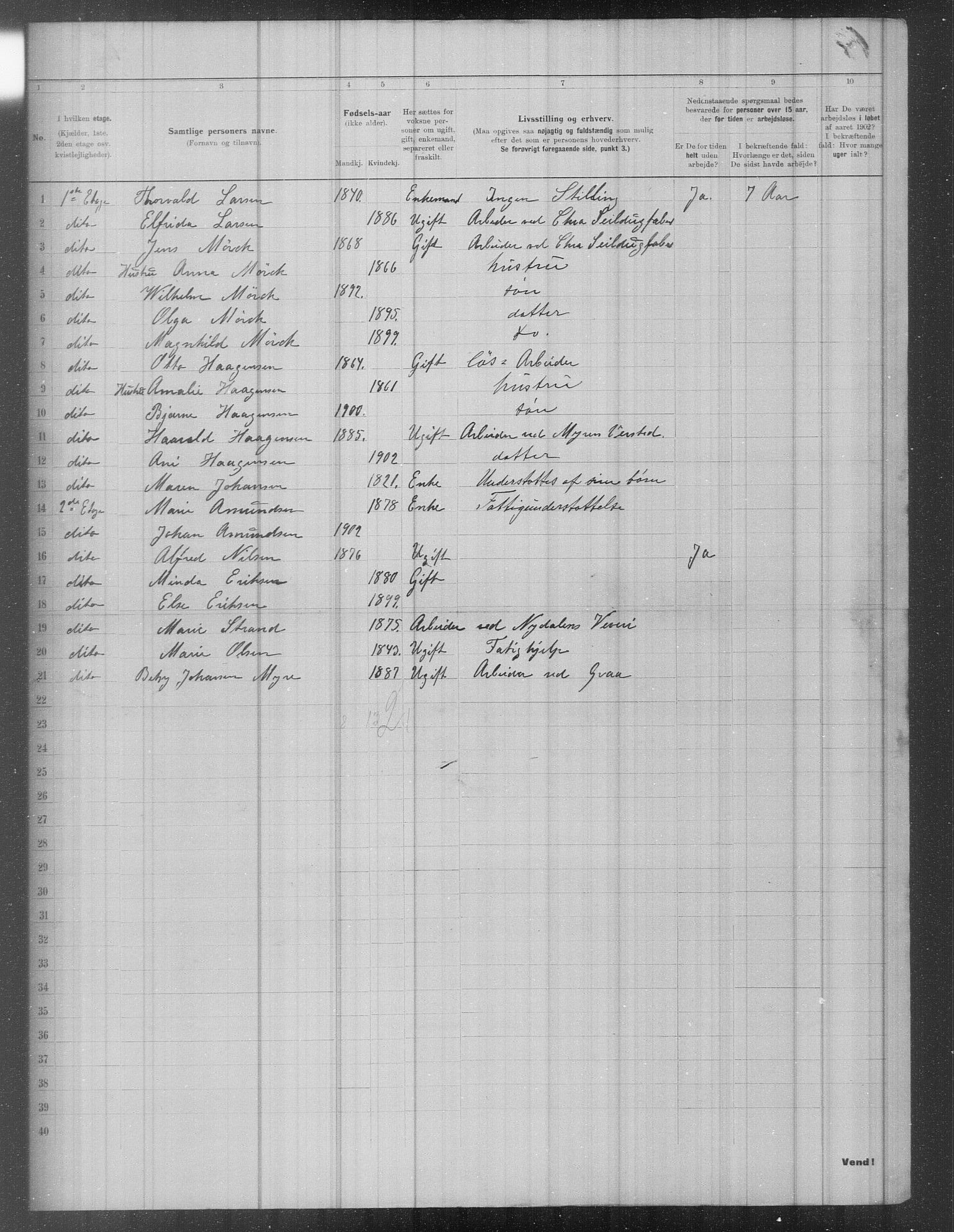 OBA, Municipal Census 1902 for Kristiania, 1902, p. 796