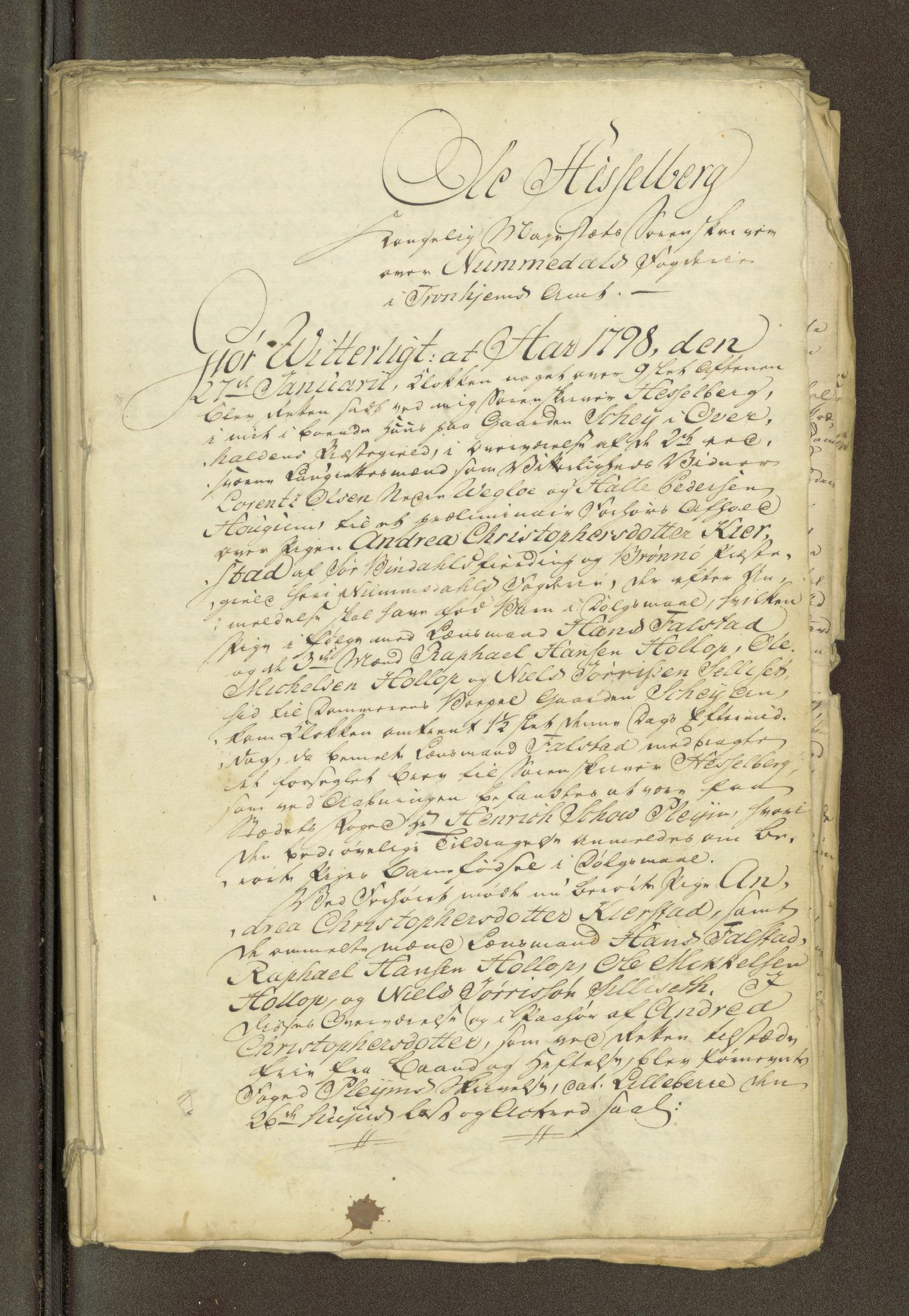 Namdal sorenskriveri, SAT/A-4133/1/1/1O/1Oa/L0007: Sivile og offentlige saker, 1798, p. 97