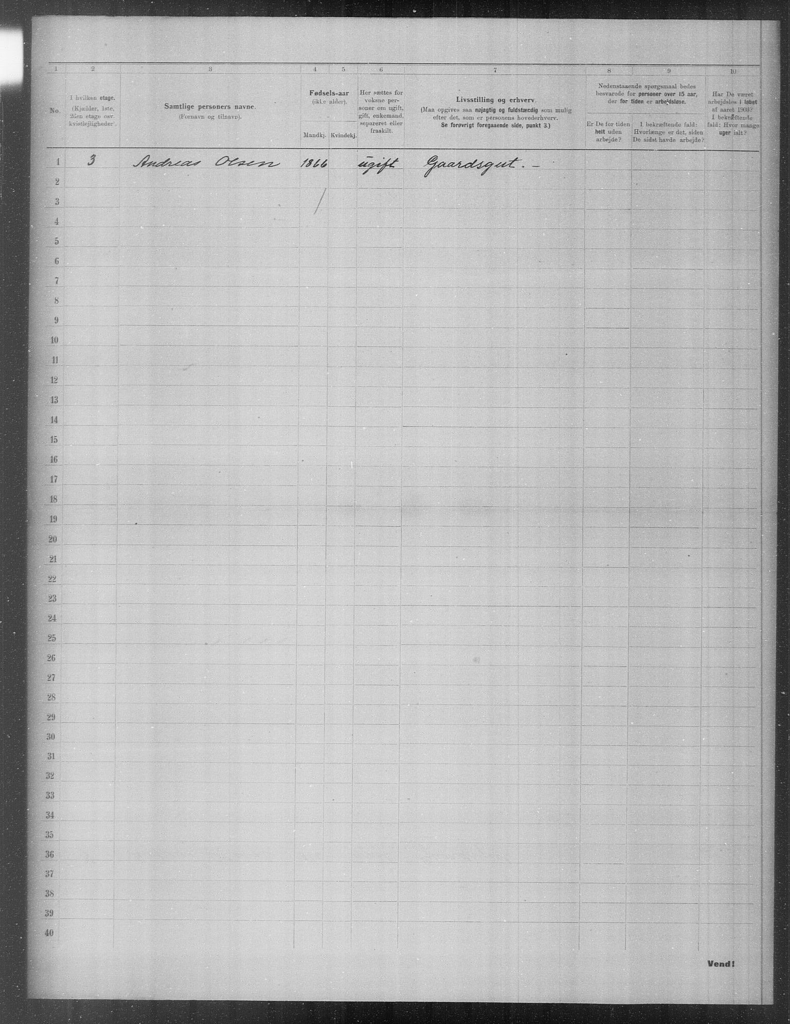 OBA, Municipal Census 1903 for Kristiania, 1903, p. 20068