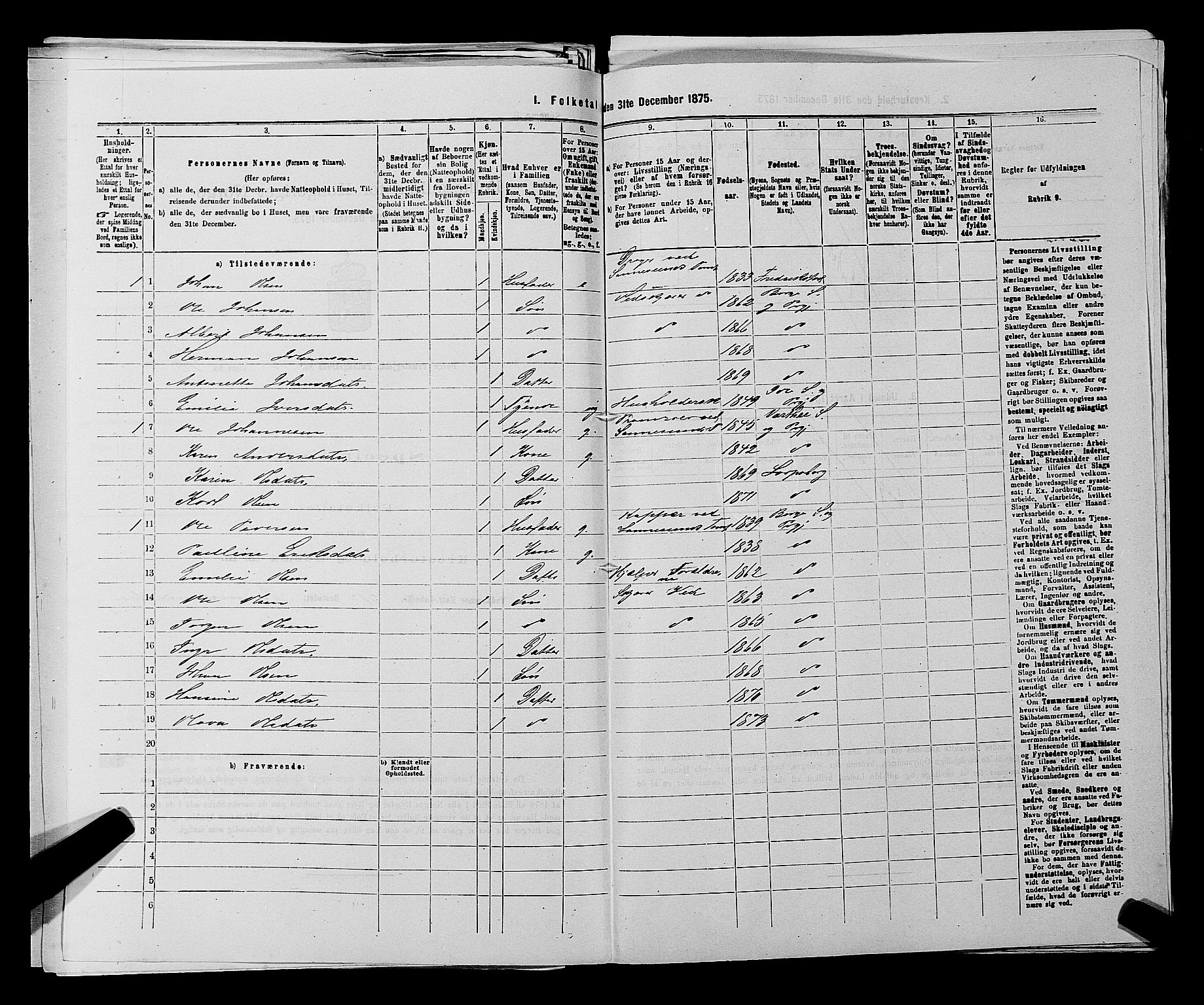 RA, 1875 census for 0113P Borge, 1875, p. 783