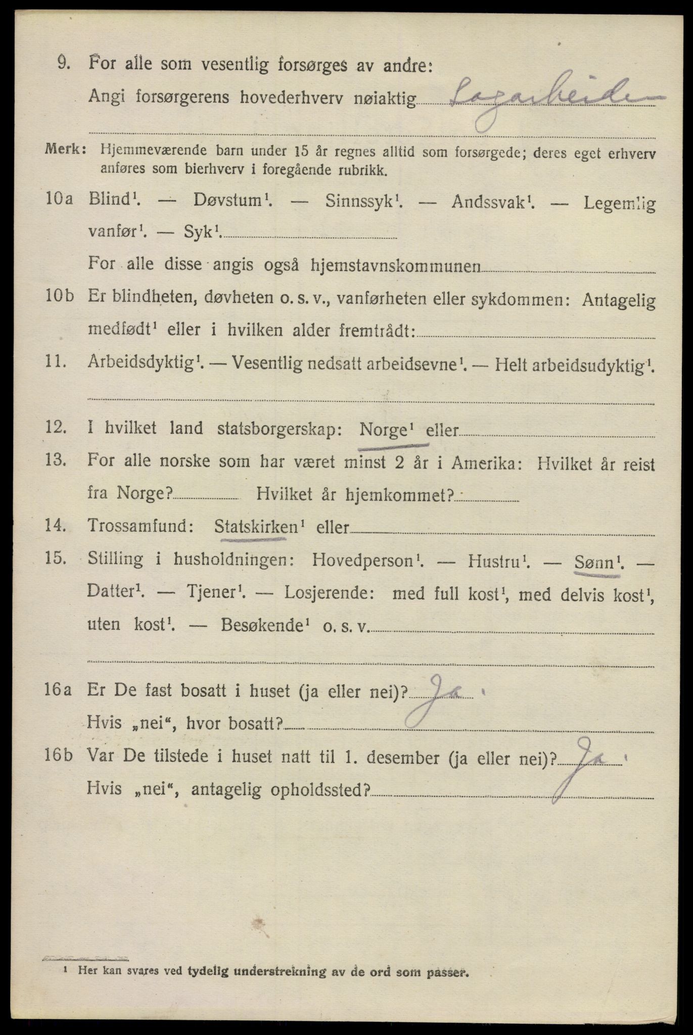 SAO, 1920 census for Glemmen, 1920, p. 15082