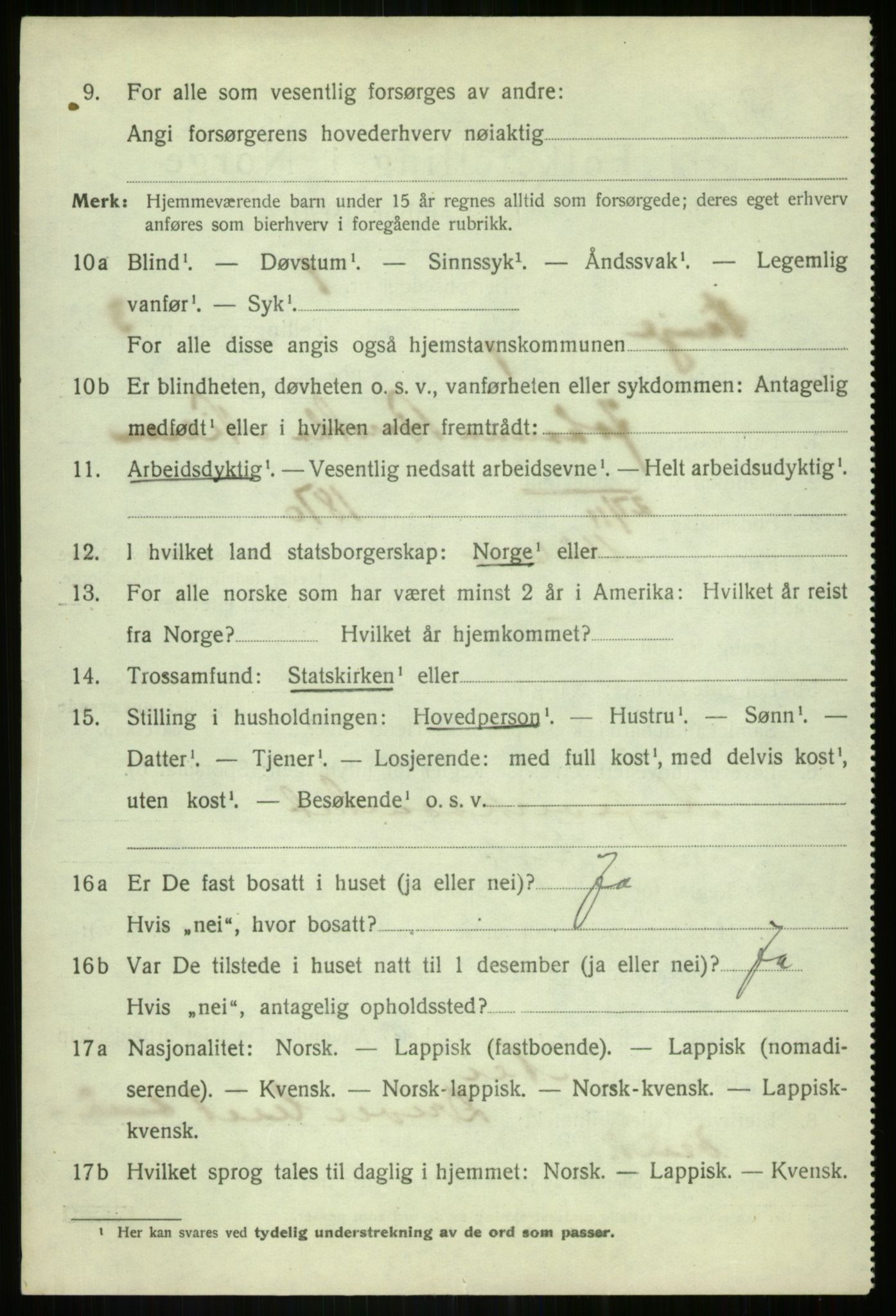 SATØ, 1920 census for Målselv, 1920, p. 2256