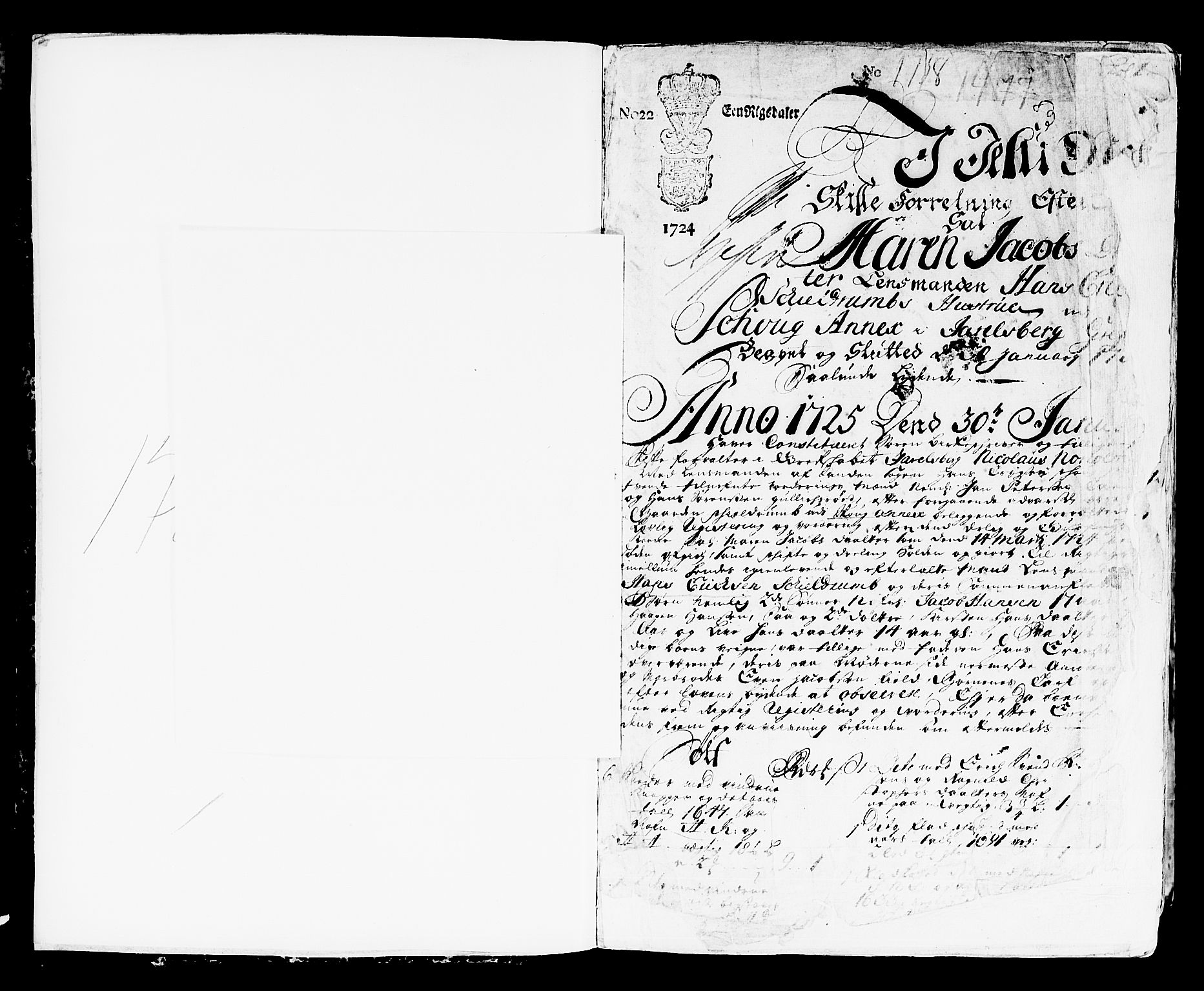 Søndre Jarlsberg sorenskriveri, SAKO/A-129/H/Hb/Hba/L0004: Skifteprotokoll, 1725-1727, p. 0b-1a