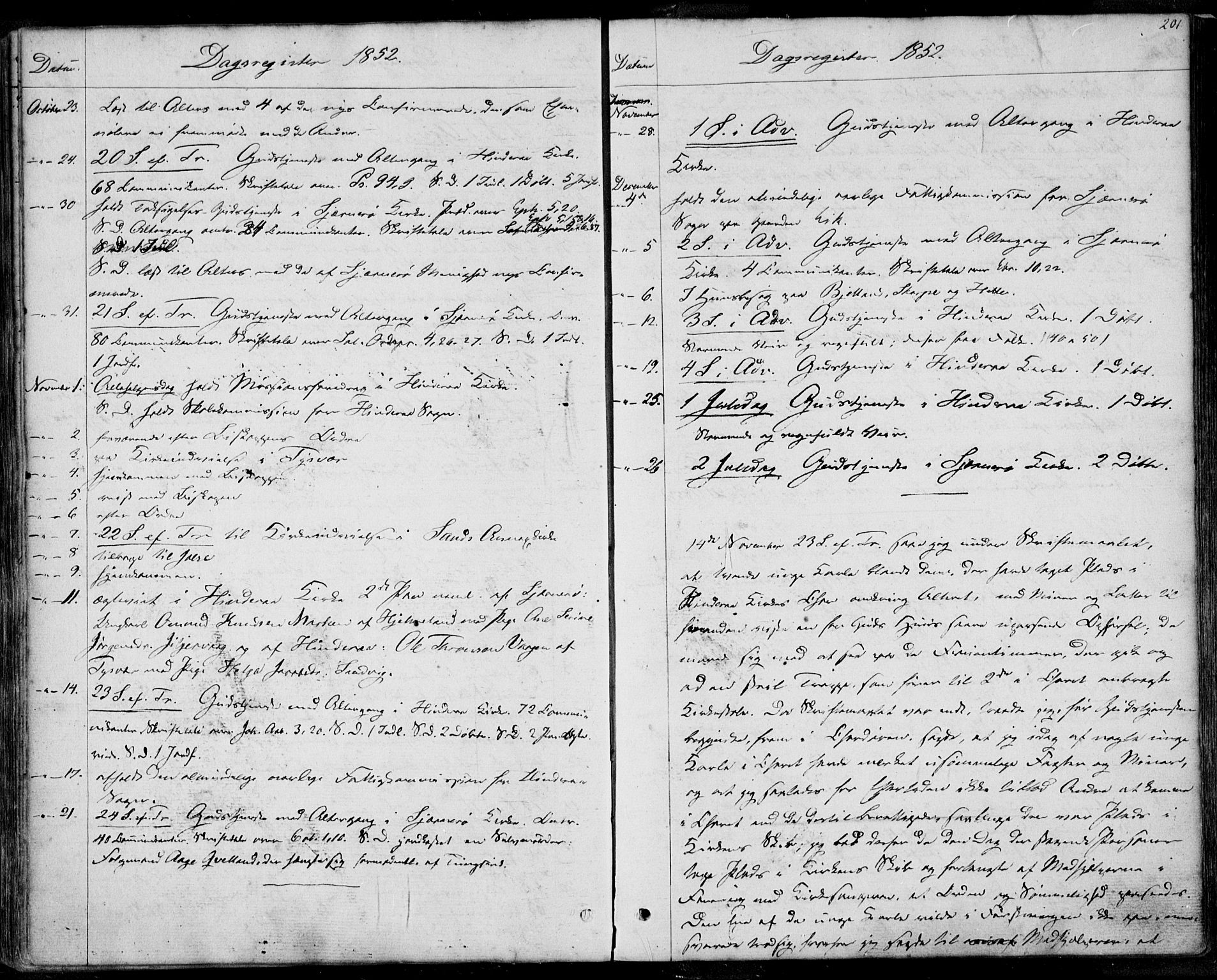 Nedstrand sokneprestkontor, AV/SAST-A-101841/01/IV: Parish register (official) no. A 8, 1839-1860, p. 201