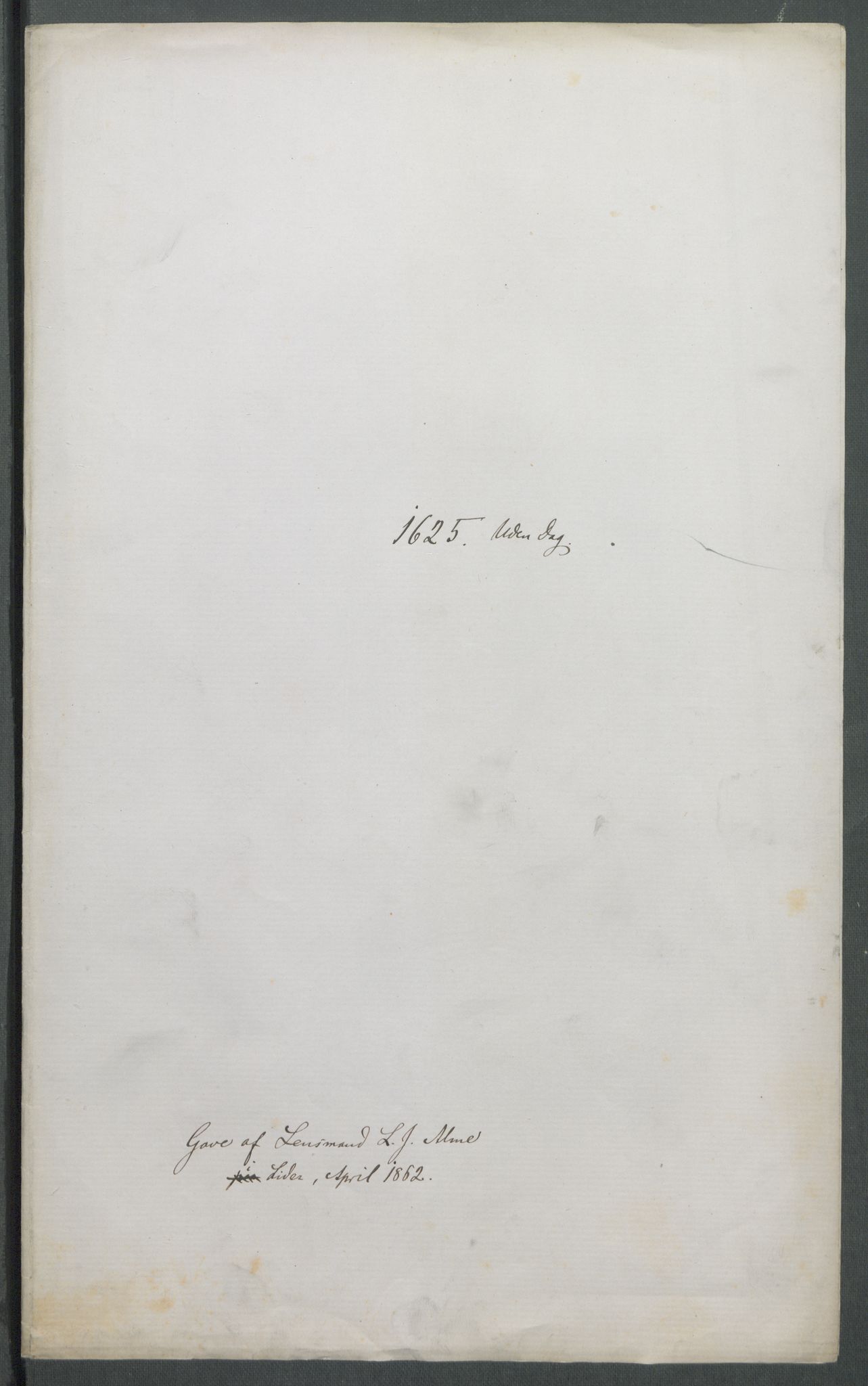 Riksarkivets diplomsamling, AV/RA-EA-5965/F02/L0135: Dokumenter, 1625, p. 77