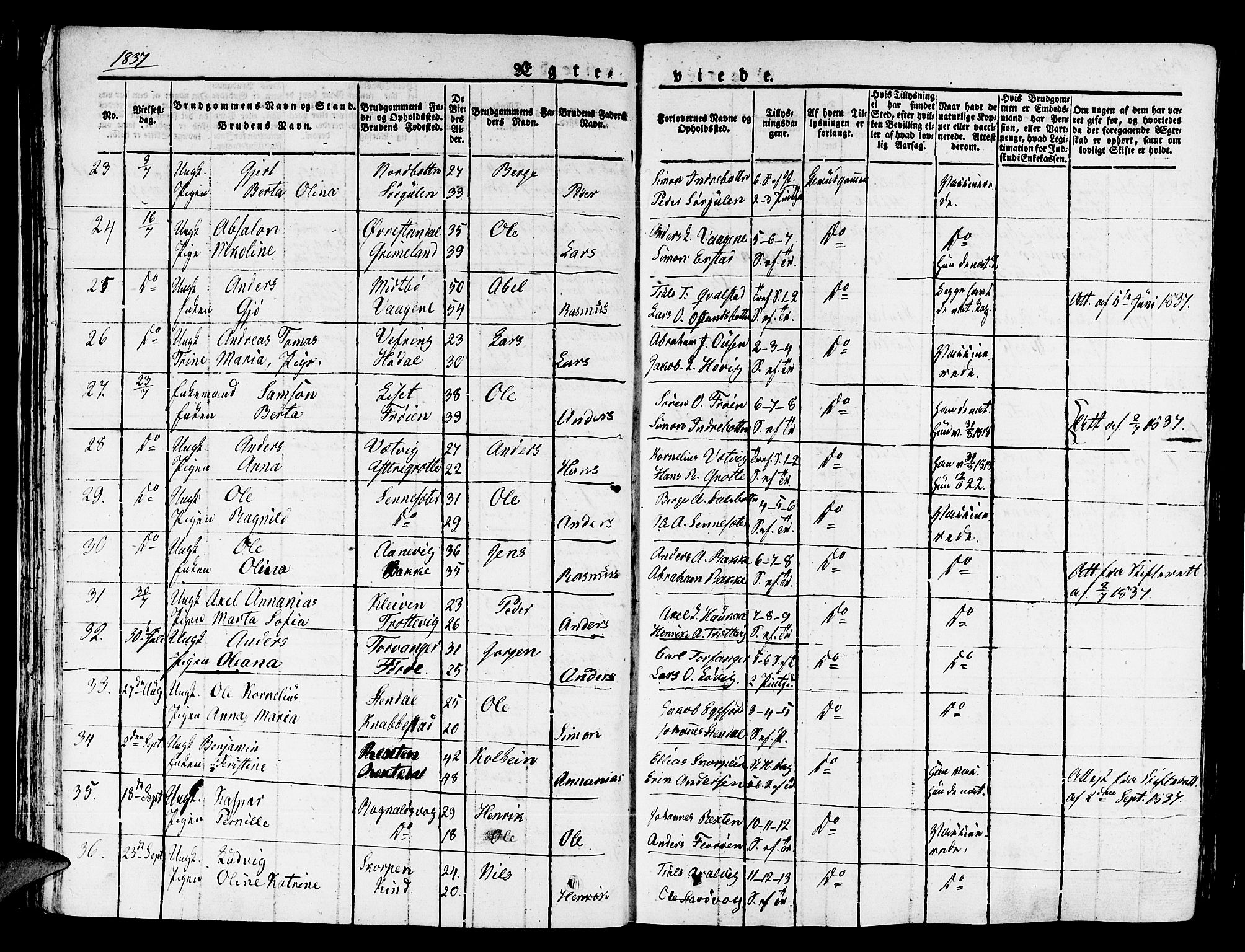 Kinn sokneprestembete, SAB/A-80801/H/Haa/Haaa/L0004/0002: Parish register (official) no. A 4II, 1822-1840, p. 55