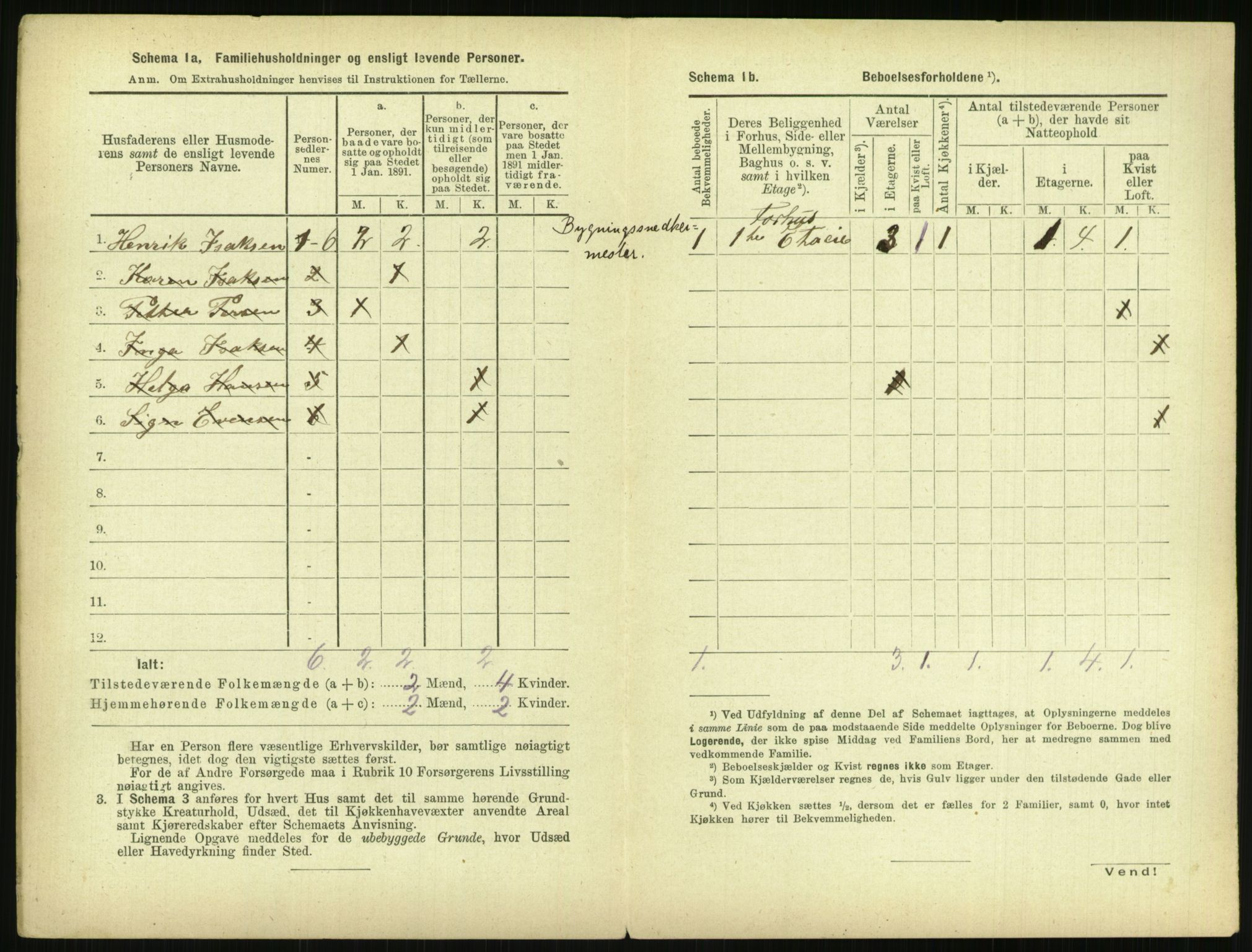 RA, 1891 census for 0806 Skien, 1891, p. 1523