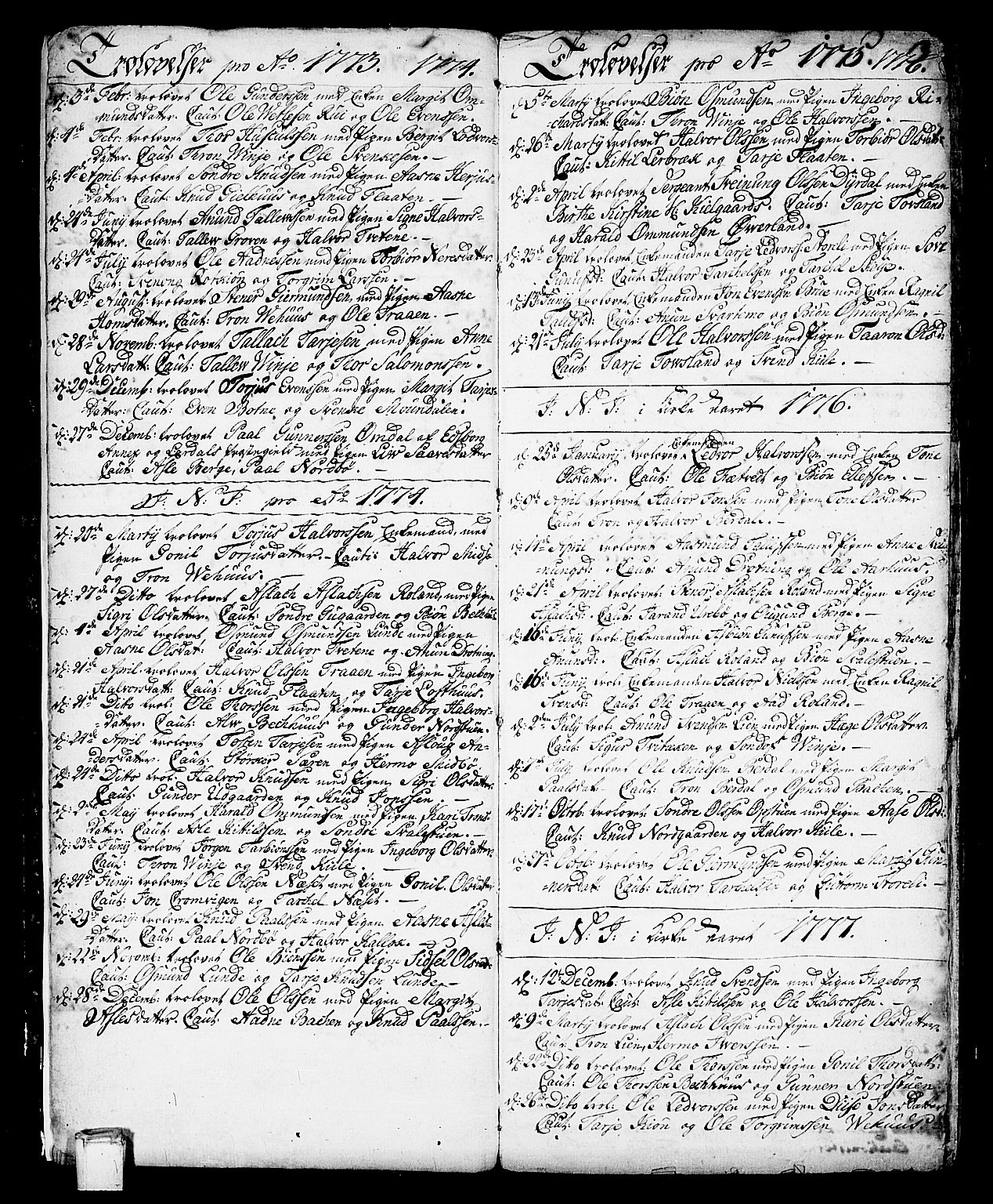 Vinje kirkebøker, SAKO/A-312/F/Fa/L0002: Parish register (official) no. I 2, 1767-1814, p. 3