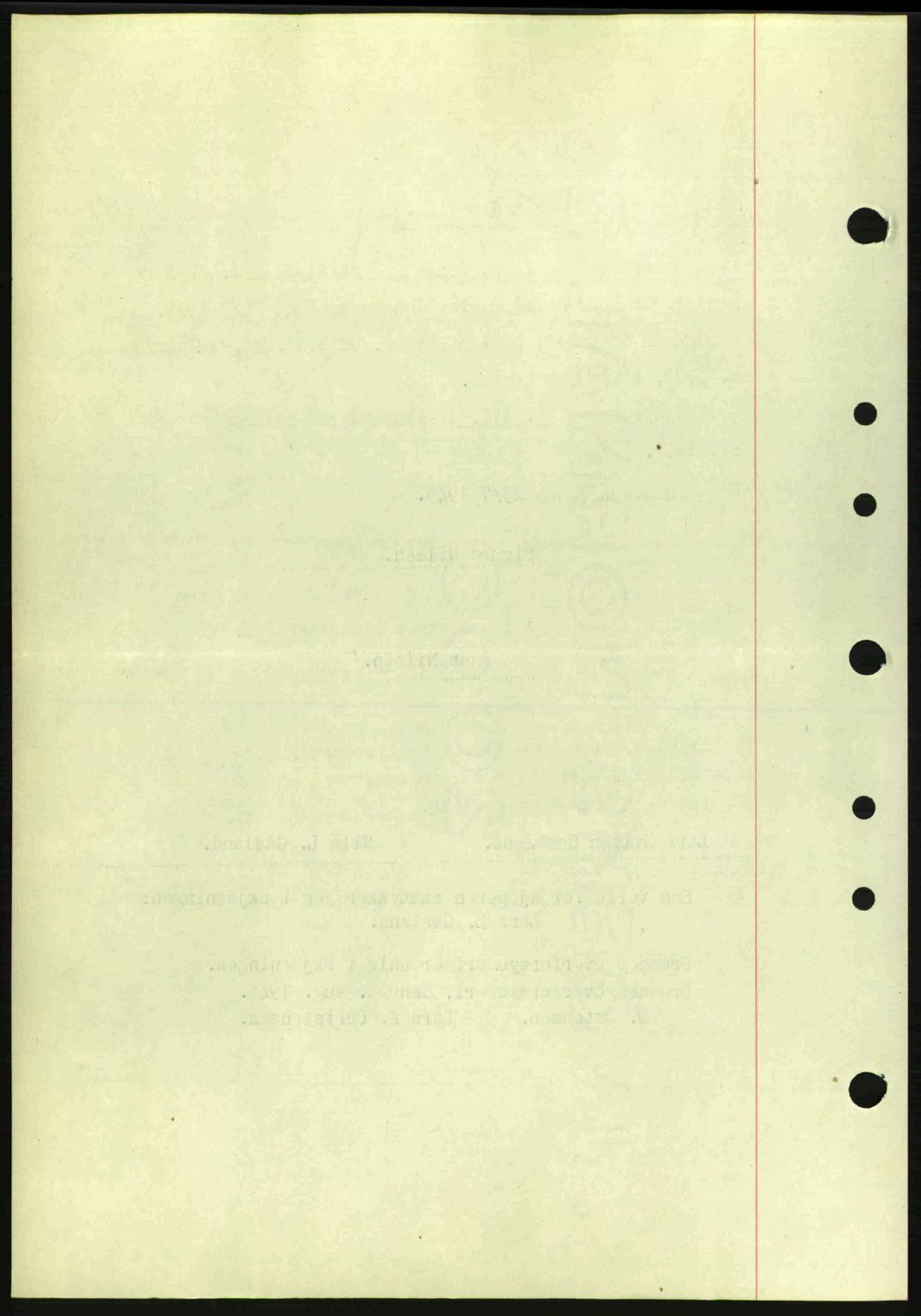 Sunnhordland sorenskrivar, AV/SAB-A-2401: Mortgage book no. A77, 1945-1945, Diary no: : 1011/1945