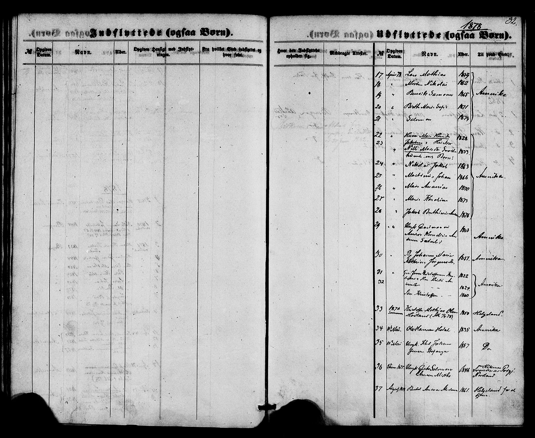 Kinn sokneprestembete, SAB/A-80801/H/Haa/Haaa/L0015: Parish register (official) no. A 15, 1860-1883, p. 32