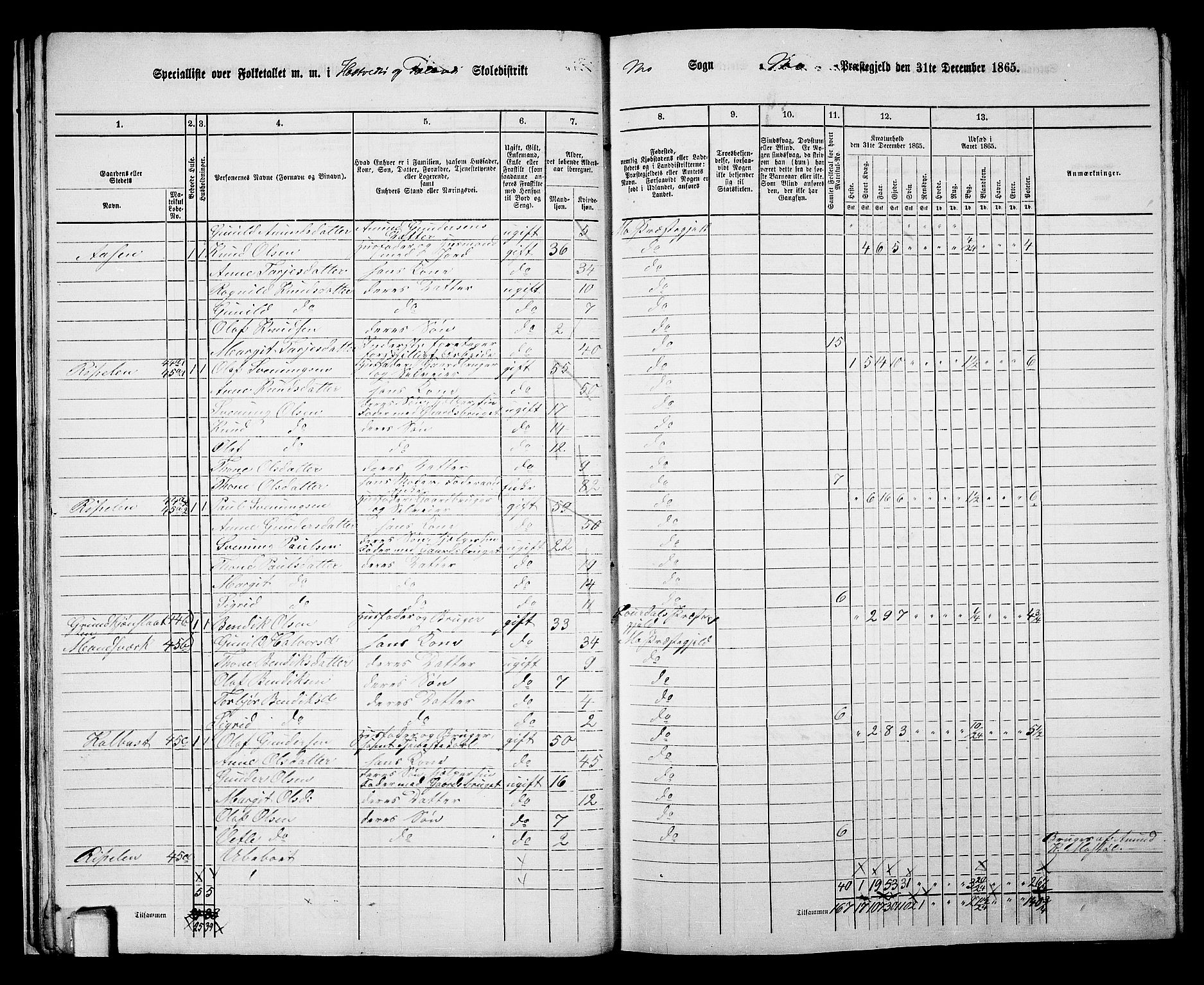 RA, 1865 census for Mo, 1865, p. 27