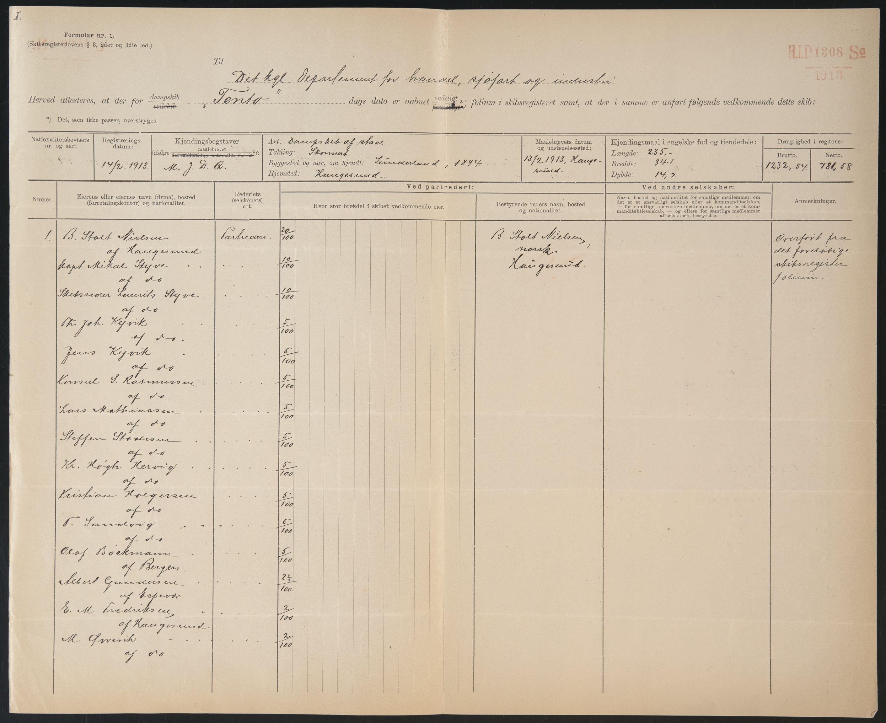 Sjøfartsdirektoratet med forløpere, skipsmapper slettede skip, AV/RA-S-4998/F/Fa/L0586: --, 1894-1935, p. 417