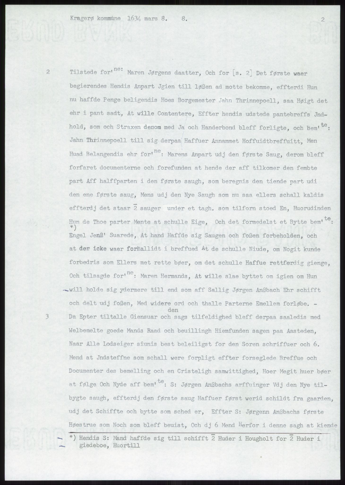 Samlinger til kildeutgivelse, Diplomavskriftsamlingen, AV/RA-EA-4053/H/Ha, p. 1400