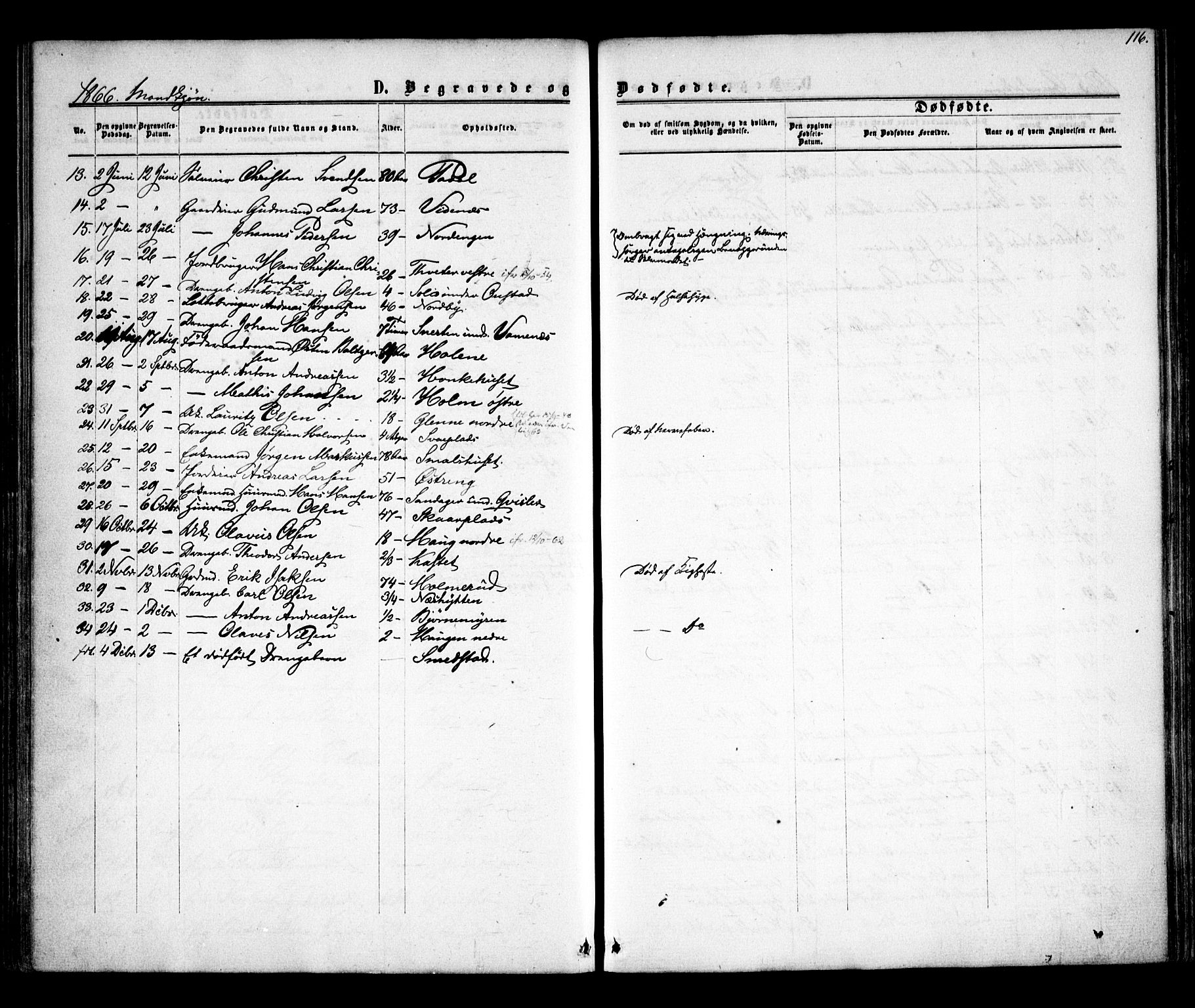 Skiptvet prestekontor Kirkebøker, AV/SAO-A-20009/F/Fa/L0007: Parish register (official) no. 7, 1861-1866, p. 116