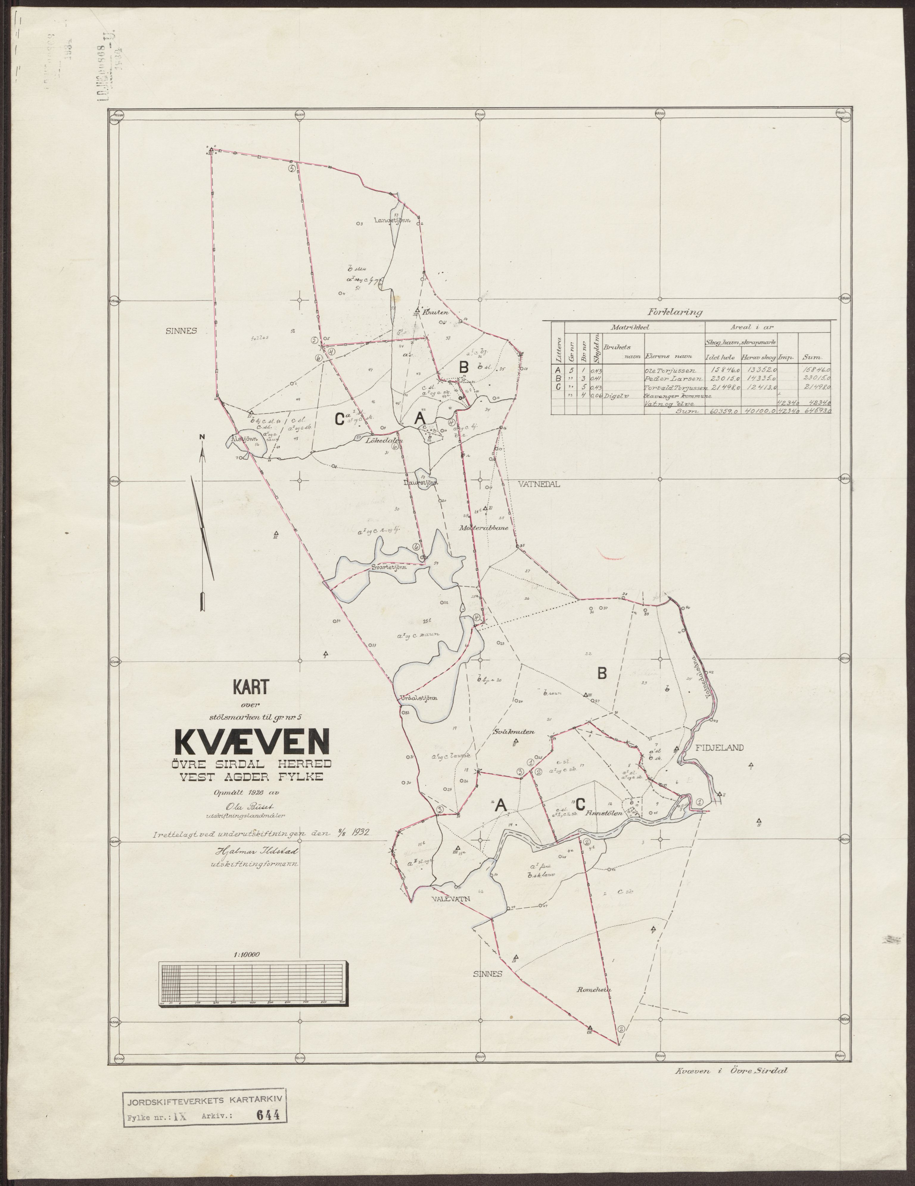 Jordskifteverkets kartarkiv, RA/S-3929/T, 1859-1988, p. 786