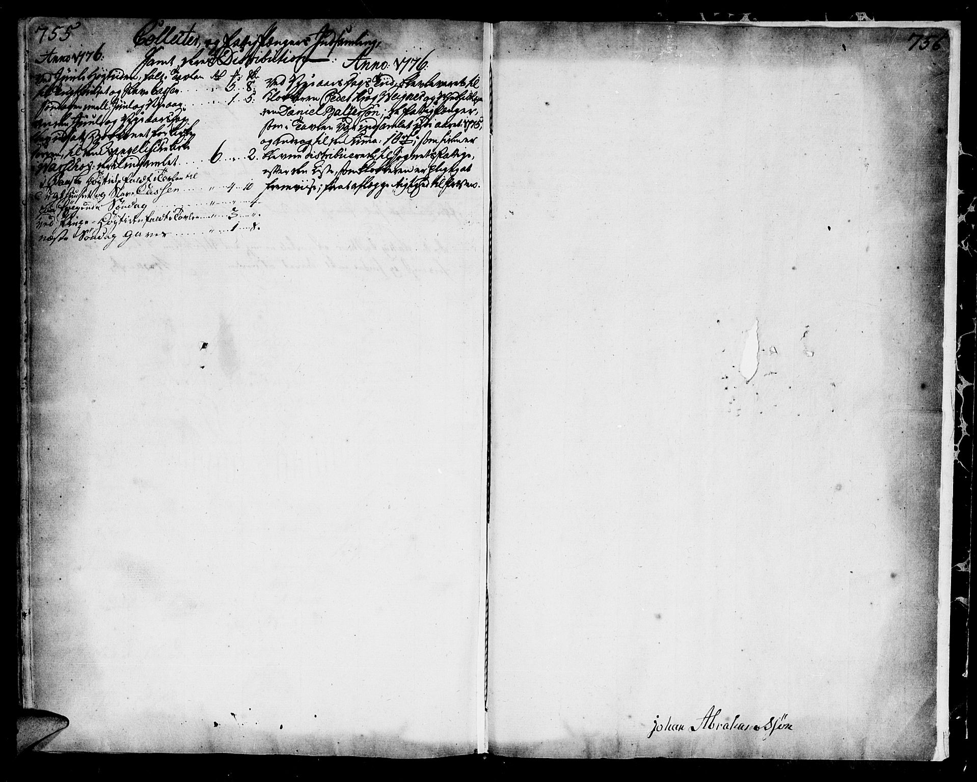 Ibestad sokneprestembete, SATØ/S-0077/H/Ha/Haa/L0003kirke: Parish register (official) no. 3, 1776-1801, p. 755-756