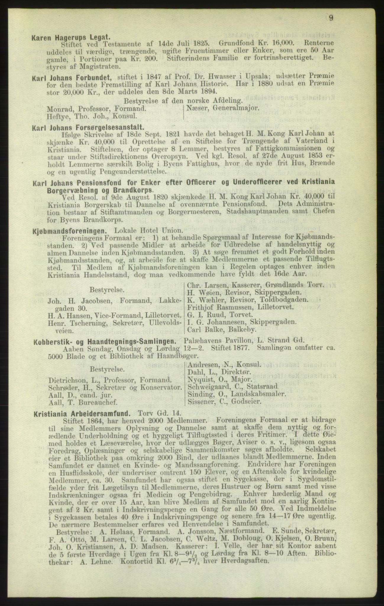 Kristiania/Oslo adressebok, PUBL/-, 1882, p. 9