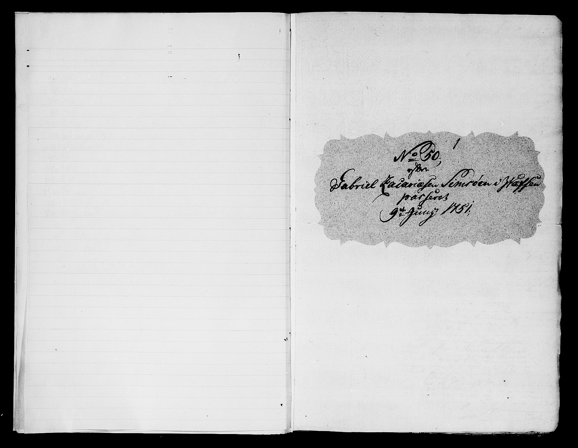Helgeland sorenskriveri, SAT/A-0004/3/3A/L0024: Konseptprotokoll 9, 1751, p. 0b-1a