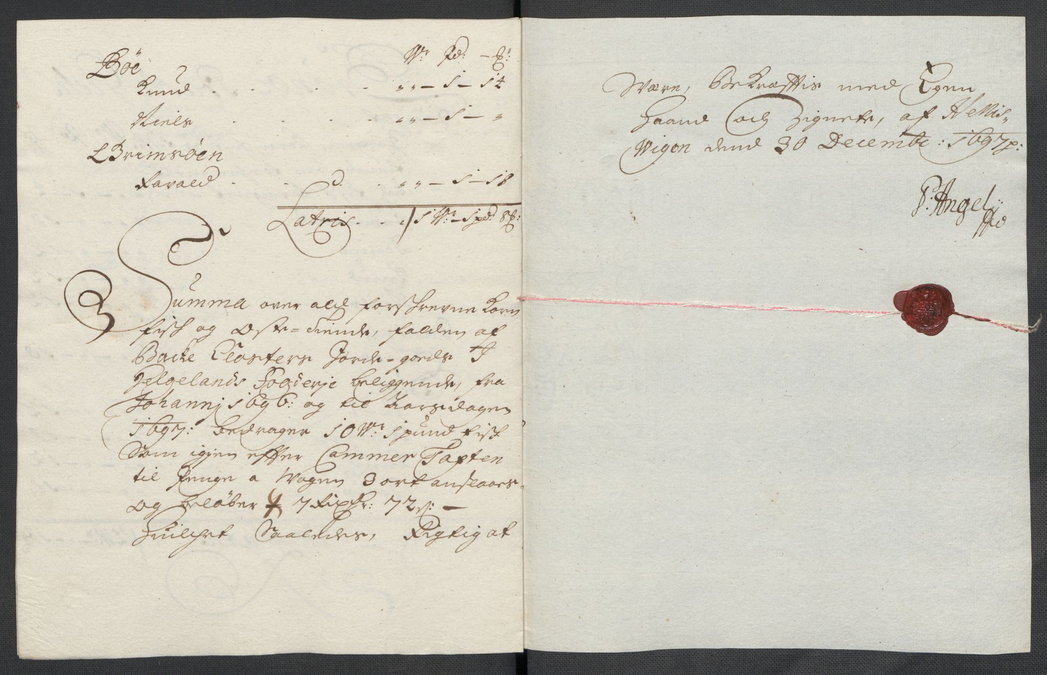 Rentekammeret inntil 1814, Reviderte regnskaper, Fogderegnskap, RA/EA-4092/R65/L4506: Fogderegnskap Helgeland, 1697-1698, p. 14