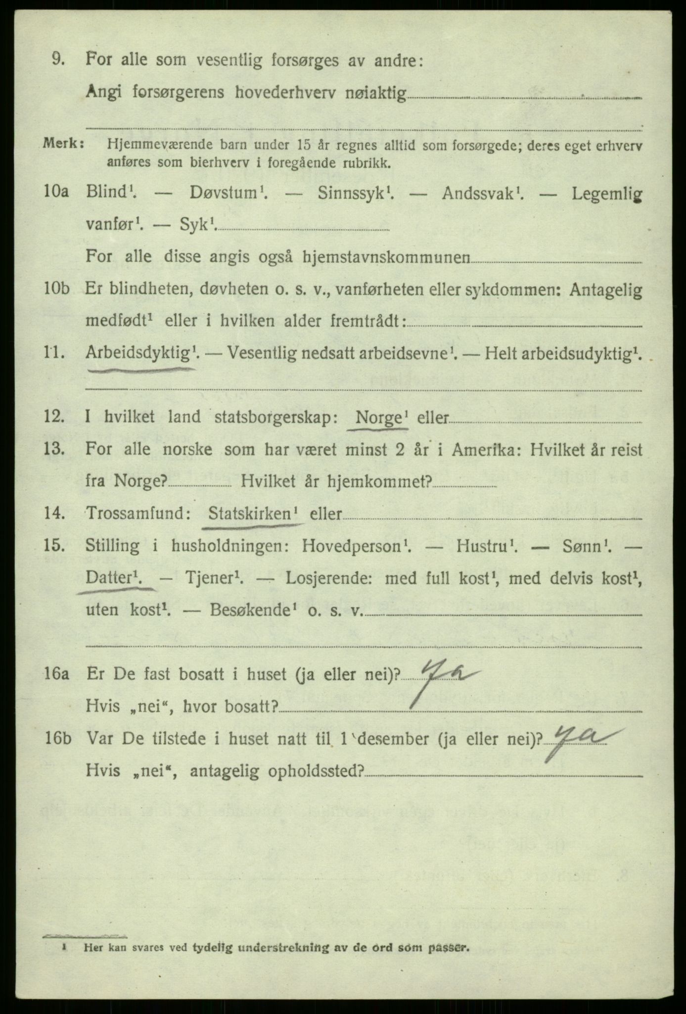 SAB, 1920 census for Manger, 1920, p. 2170