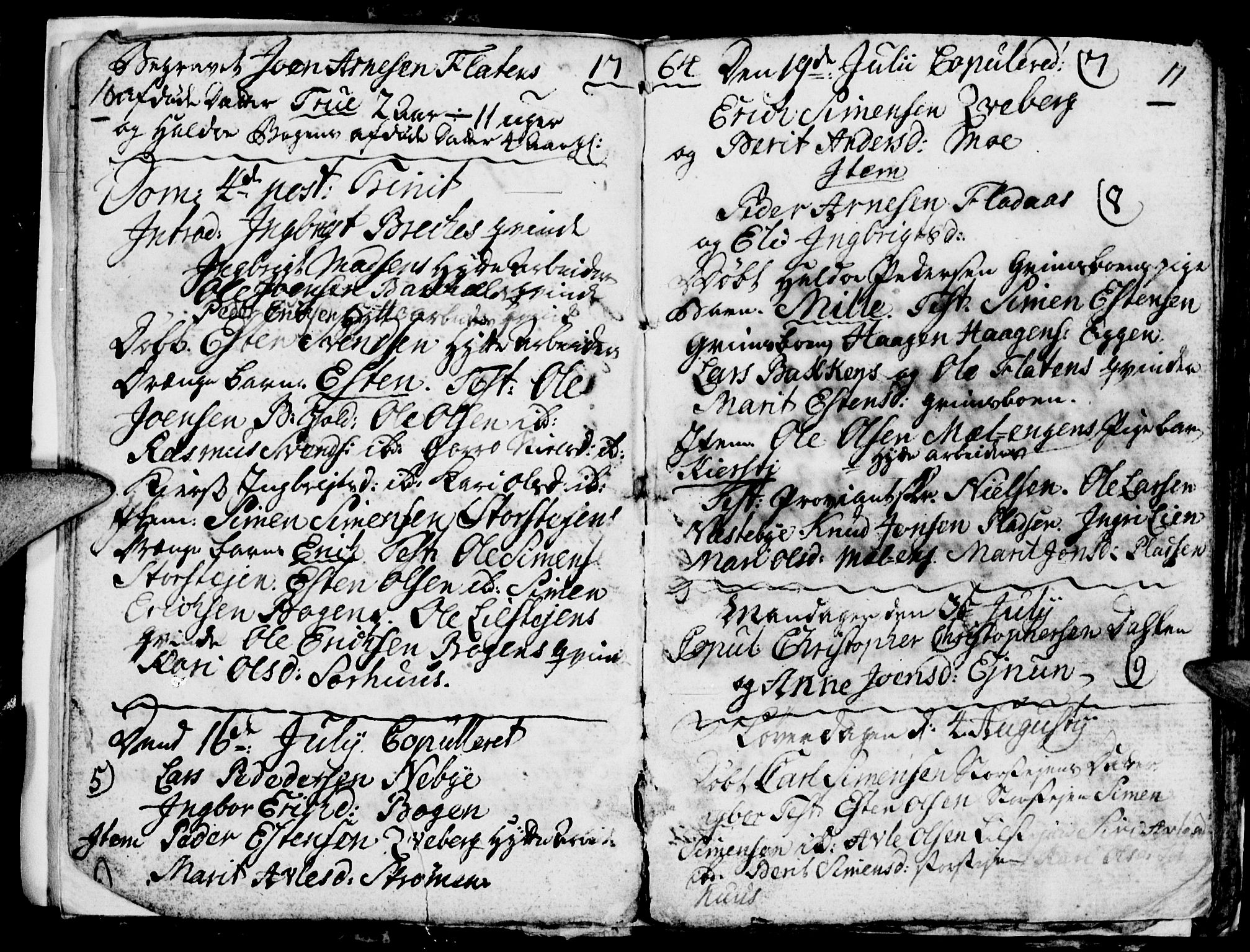Tynset prestekontor, SAH/PREST-058/H/Ha/Haa/L0007: Parish register (official) no. 7, 1764-1769, p. 10-11