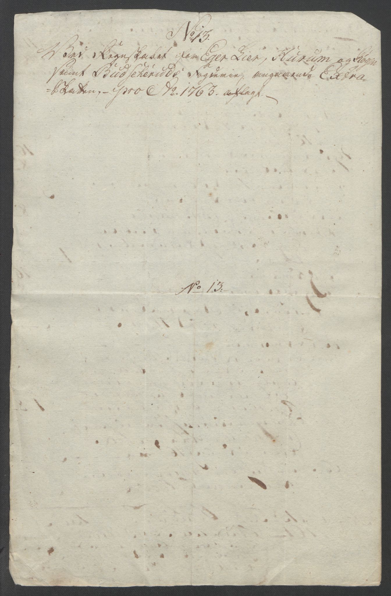 Rentekammeret inntil 1814, Reviderte regnskaper, Fogderegnskap, AV/RA-EA-4092/R31/L1833: Ekstraskatten Hurum, Røyken, Eiker, Lier og Buskerud, 1762-1764, p. 147