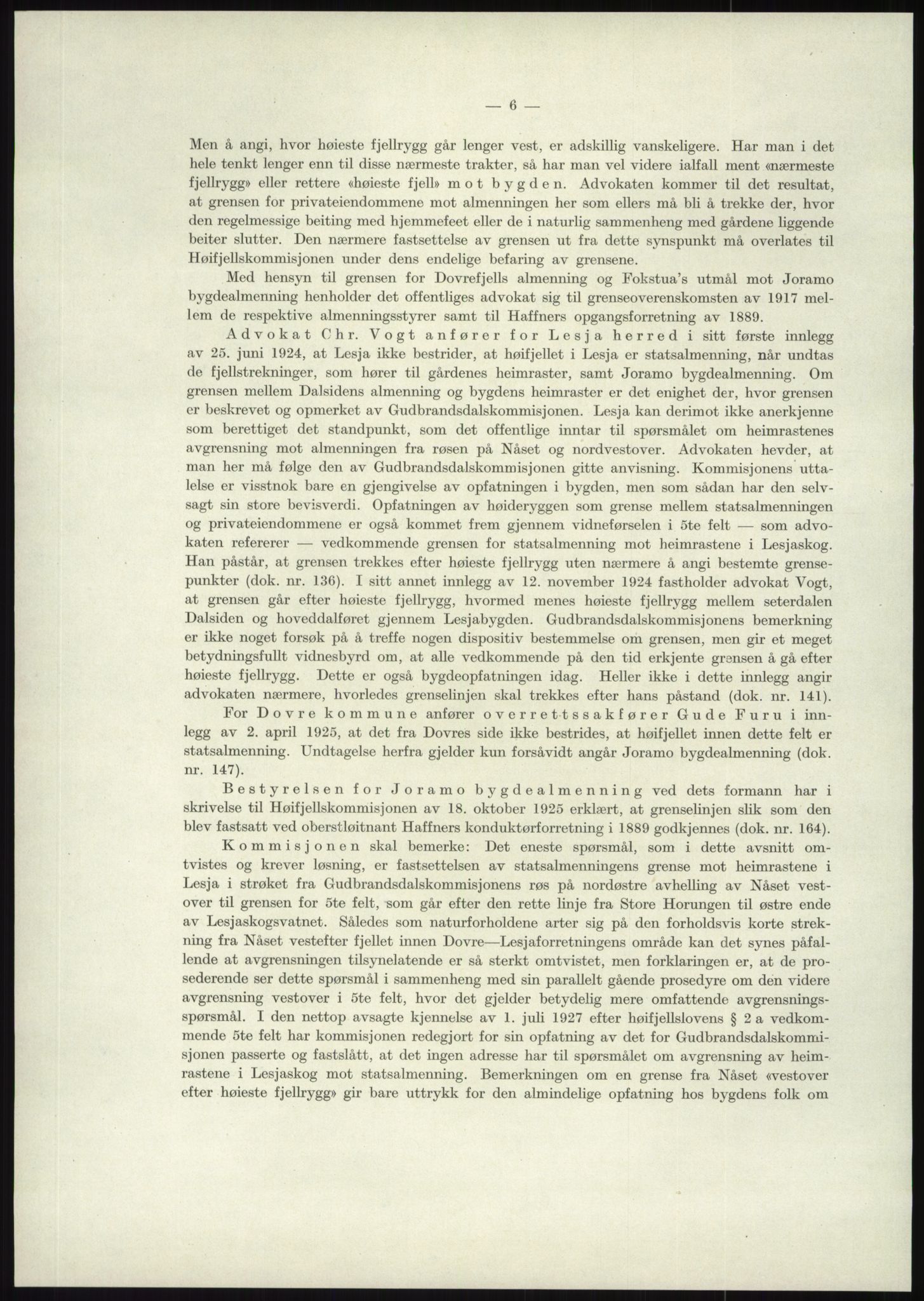 Høyfjellskommisjonen, AV/RA-S-1546/X/Xa/L0001: Nr. 1-33, 1909-1953, p. 3680