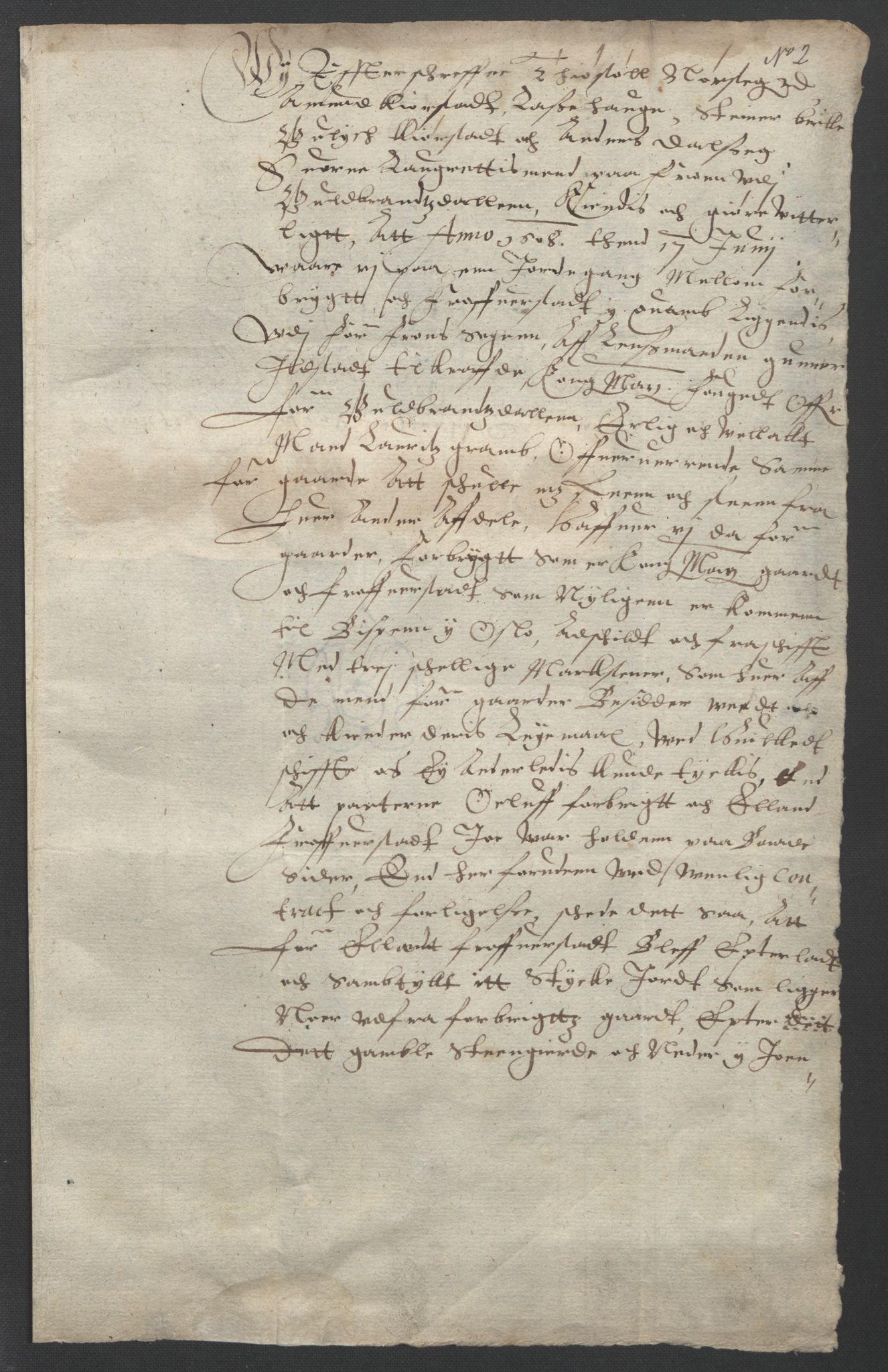 Oslo stiftsdireksjon, SAO/A-11085/G/Gb/L0001: Bispestolens dokumenter, 1584-1612, p. 8