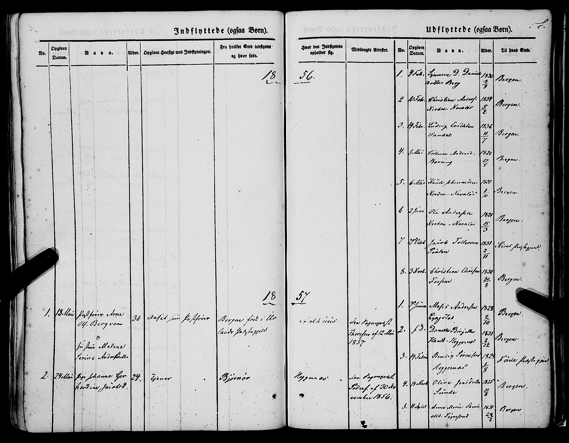 Jølster sokneprestembete, SAB/A-80701/H/Haa/Haaa/L0010: Parish register (official) no. A 10, 1847-1865, p. 8