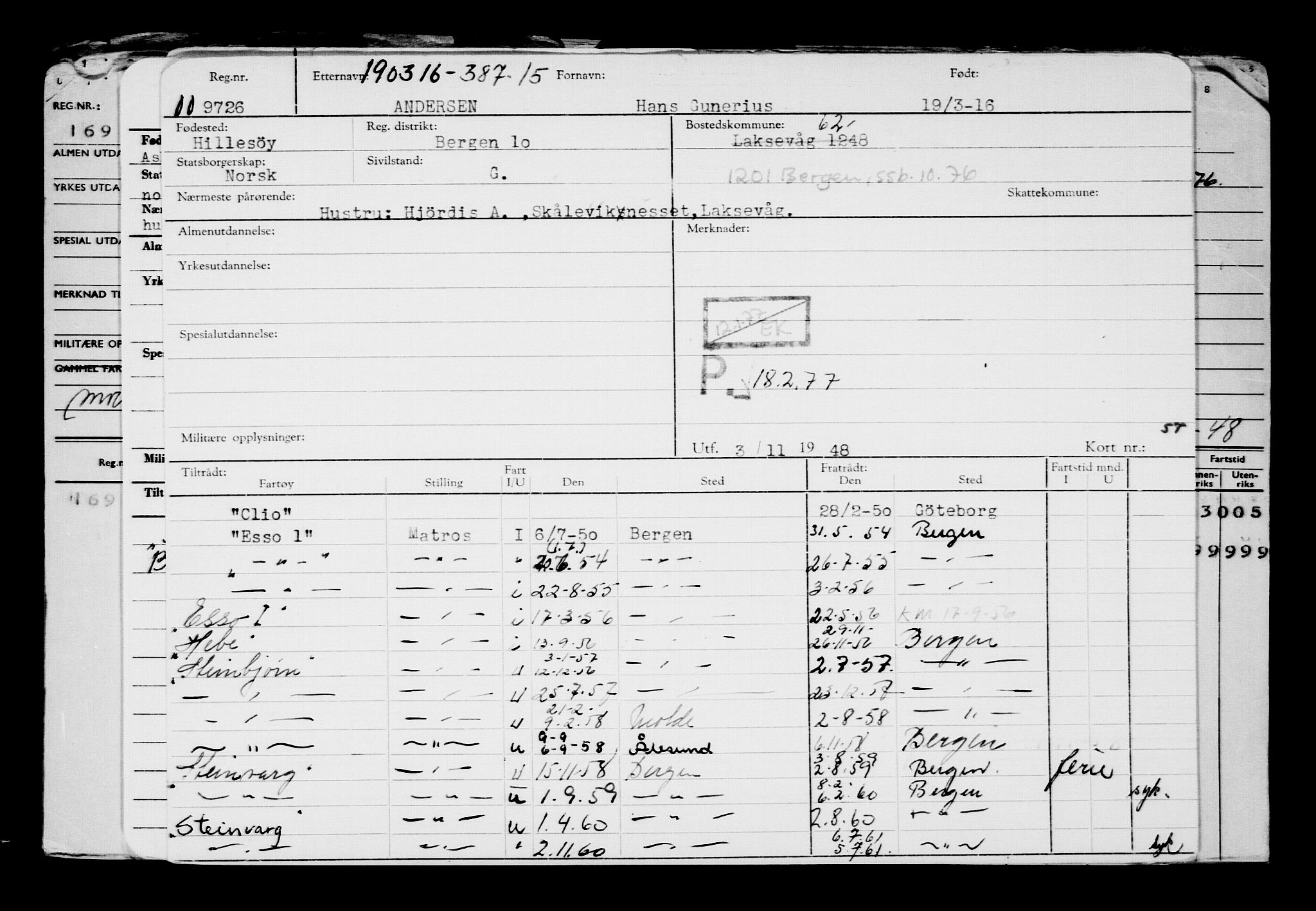 Direktoratet for sjømenn, AV/RA-S-3545/G/Gb/L0137: Hovedkort, 1916, p. 527