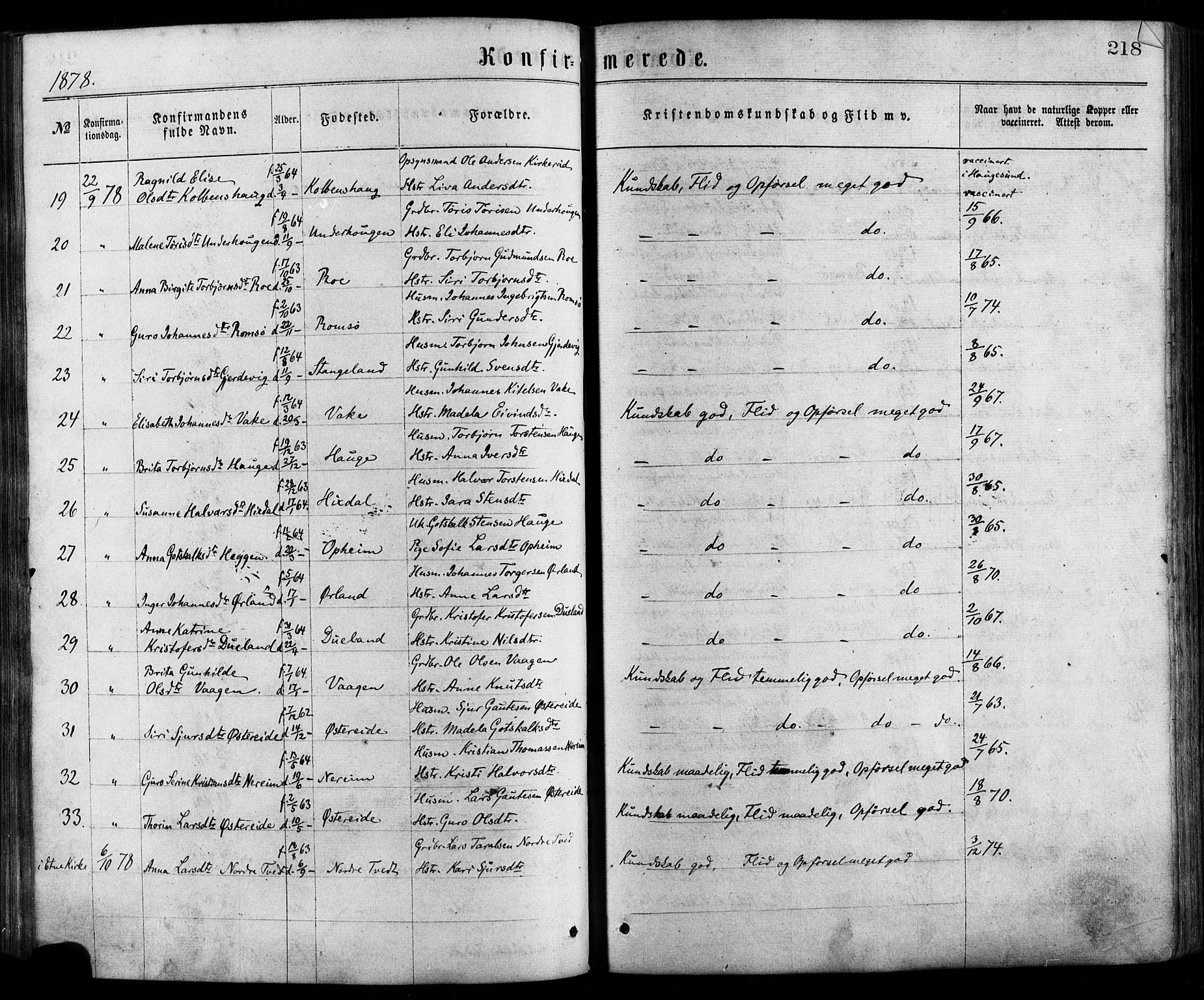 Fjelberg sokneprestembete, SAB/A-75201/H/Haa: Parish register (official) no. A 8, 1866-1879, p. 218