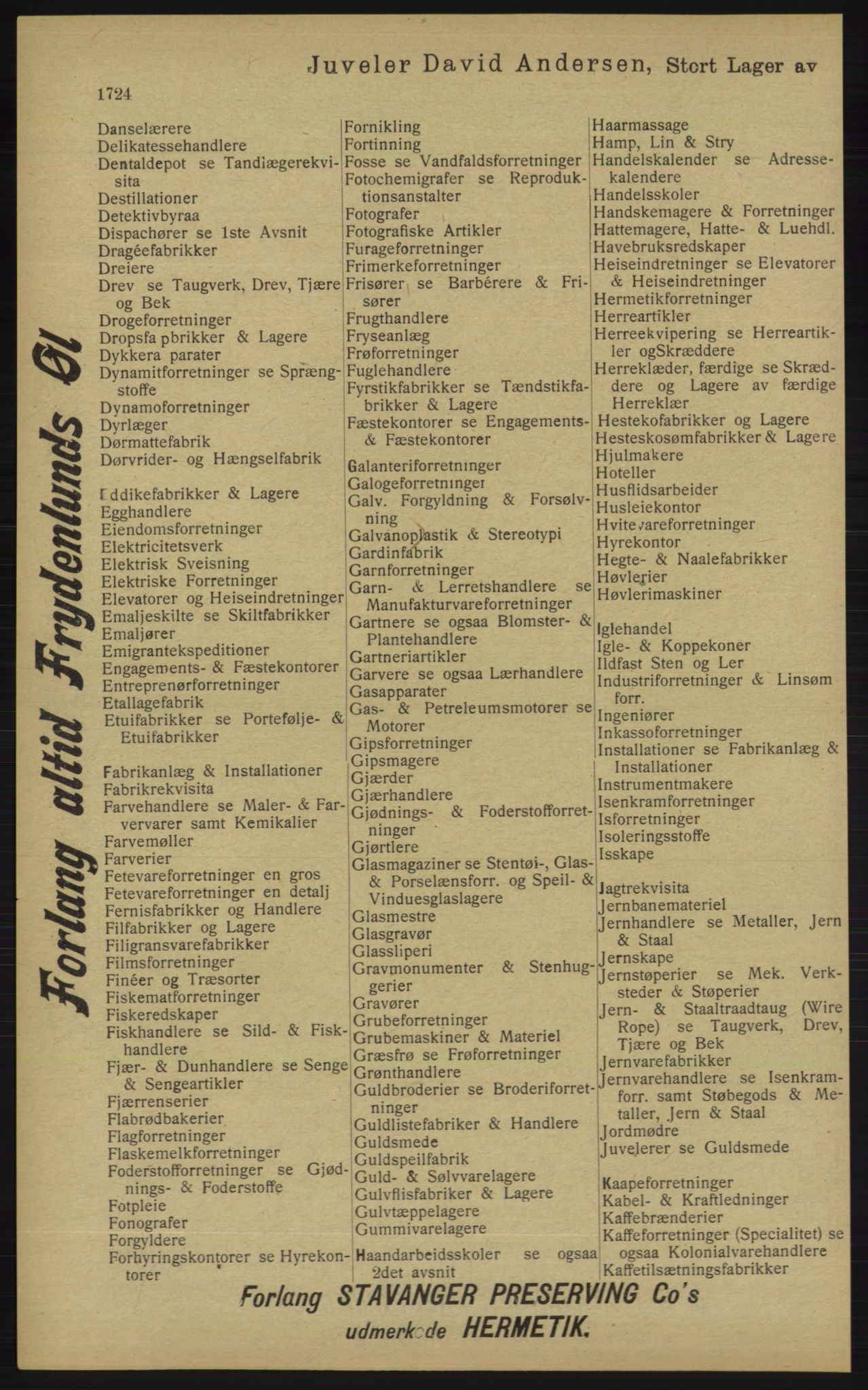 Kristiania/Oslo adressebok, PUBL/-, 1913, p. 1680