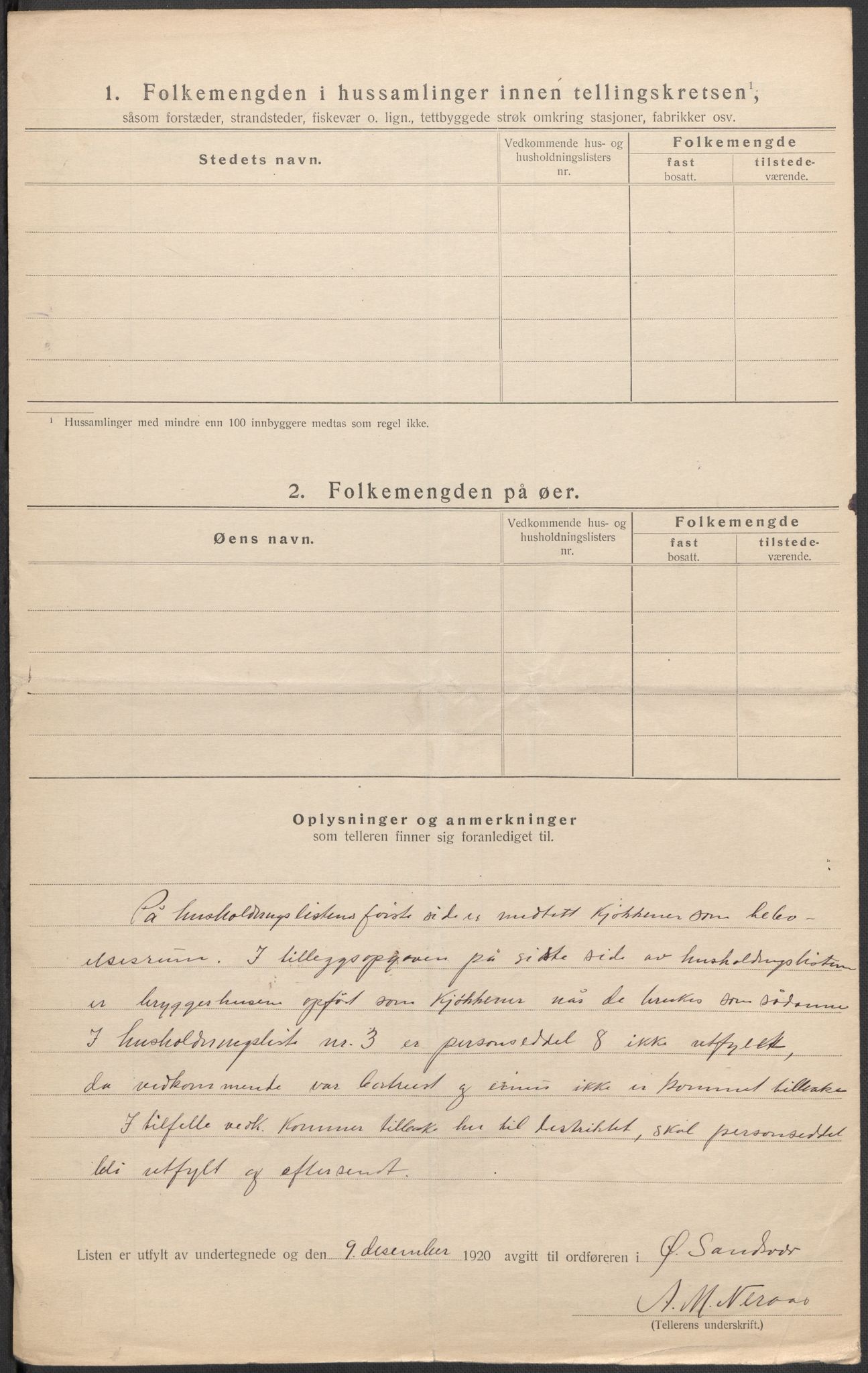 SAKO, 1920 census for Øvre Sandsvær, 1920, p. 35