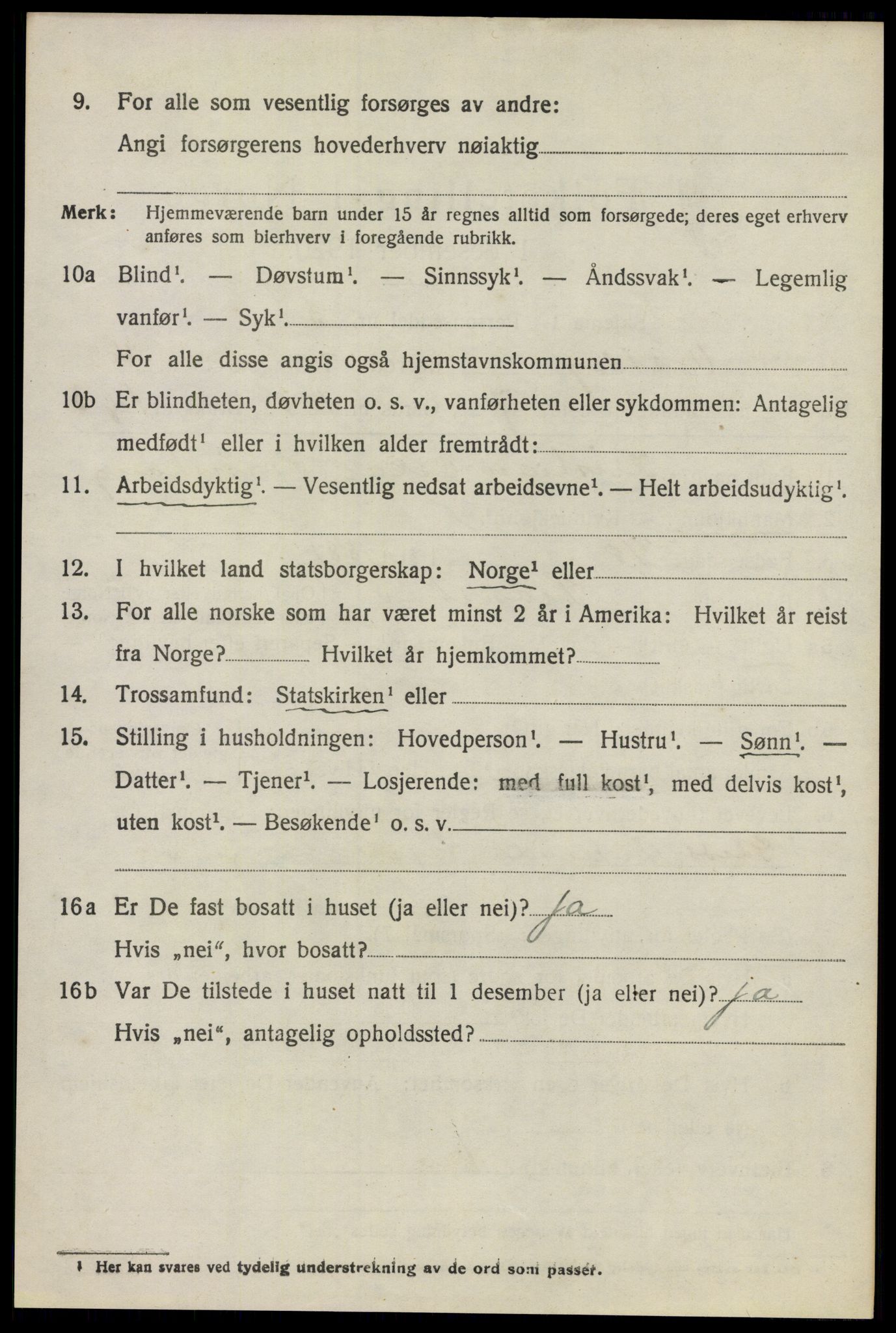 SAO, 1920 census for Vestby, 1920, p. 4532