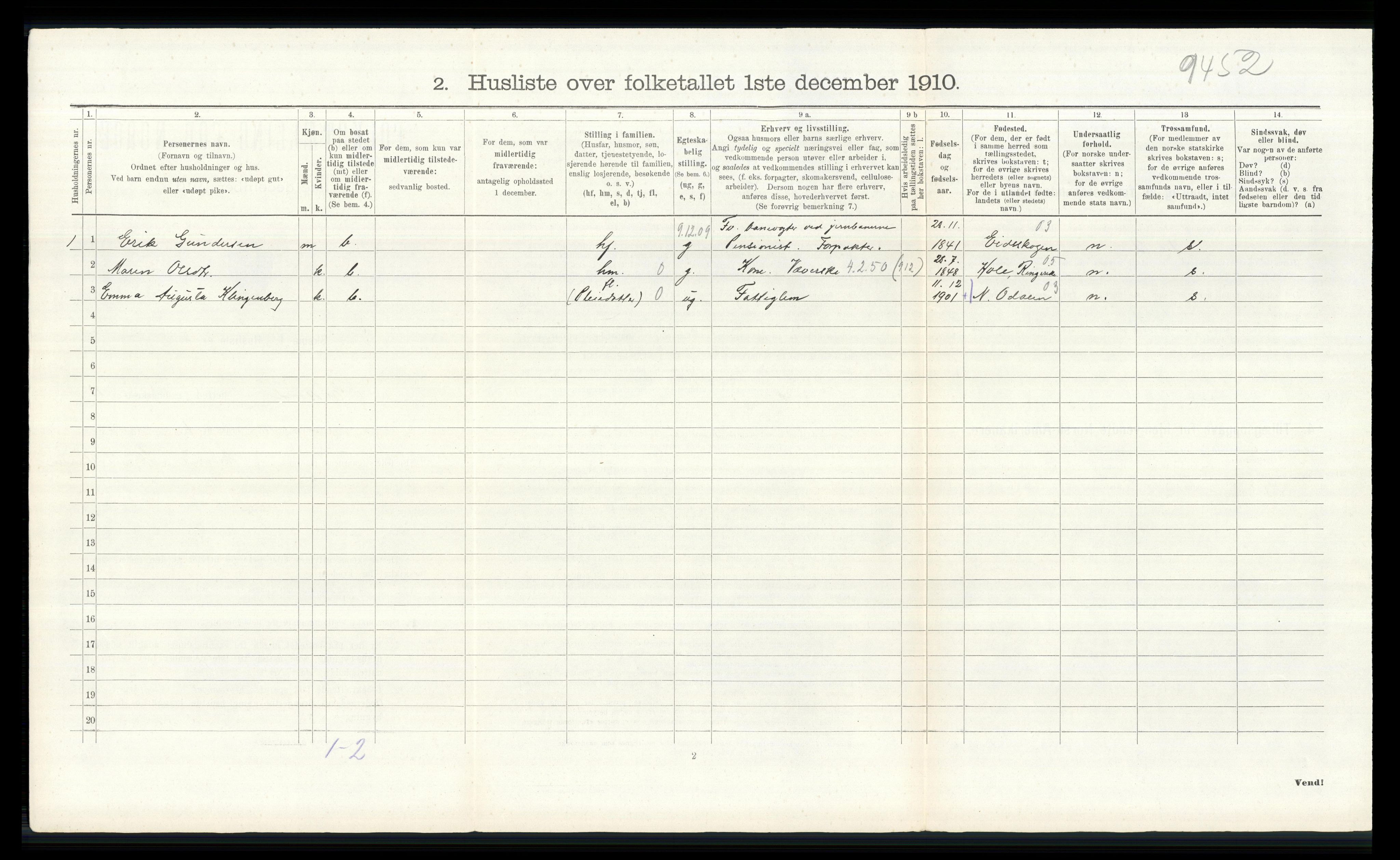 RA, 1910 census for Eidsvoll, 1910, p. 2969