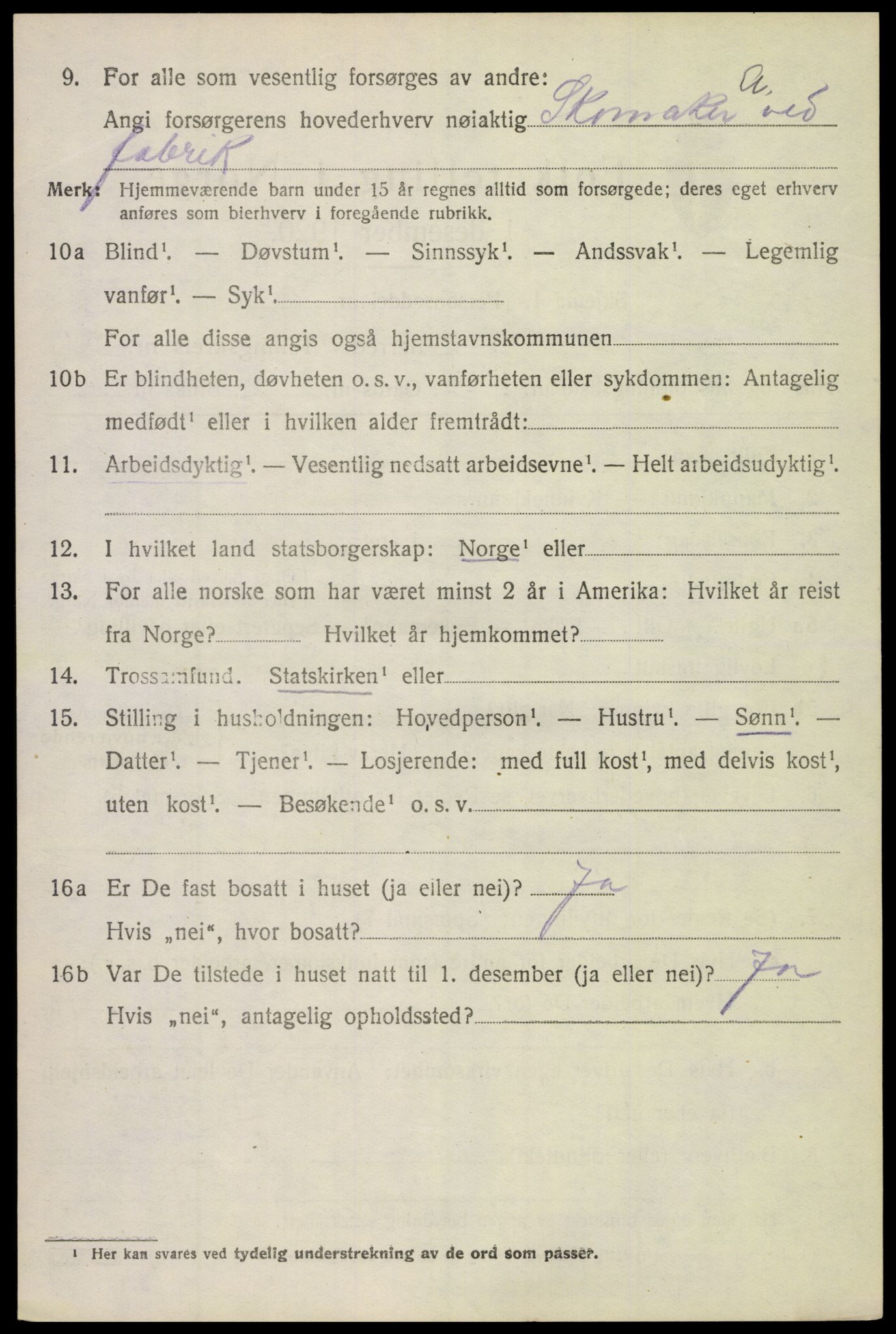 SAH, 1920 census for Ringsaker, 1920, p. 29407