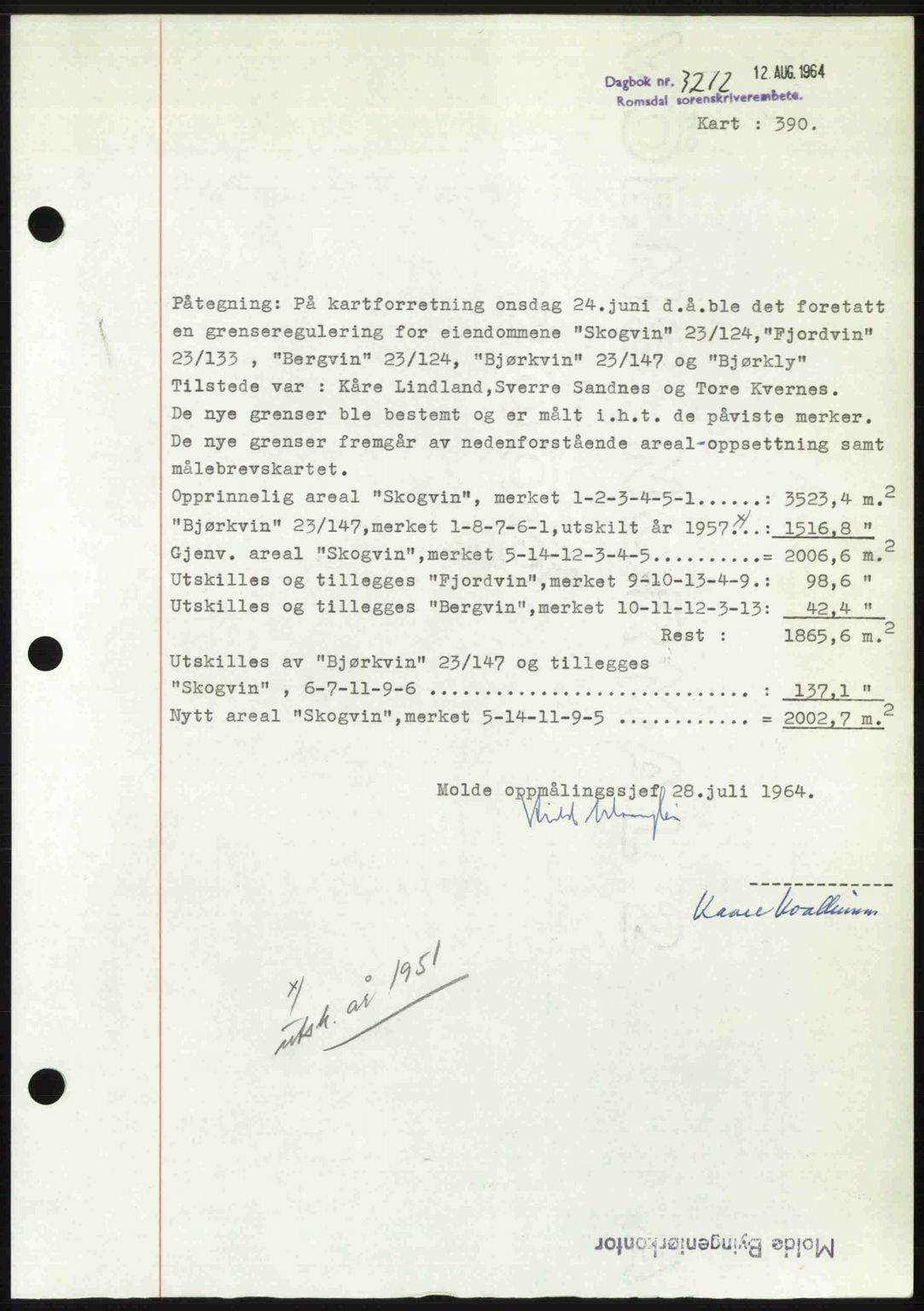 Romsdal sorenskriveri, AV/SAT-A-4149/1/2/2C: Mortgage book no. A31, 1949-1949, Diary no: : 3265/1949