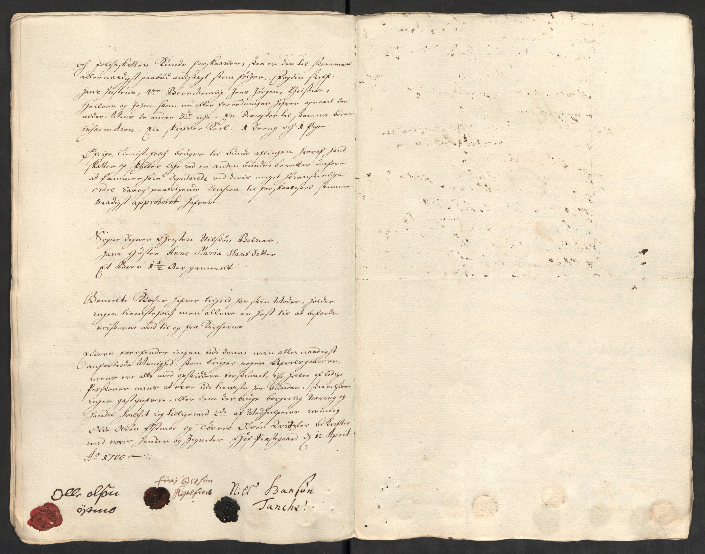 Rentekammeret inntil 1814, Reviderte regnskaper, Fogderegnskap, AV/RA-EA-4092/R13/L0838: Fogderegnskap Solør, Odal og Østerdal, 1700, p. 185