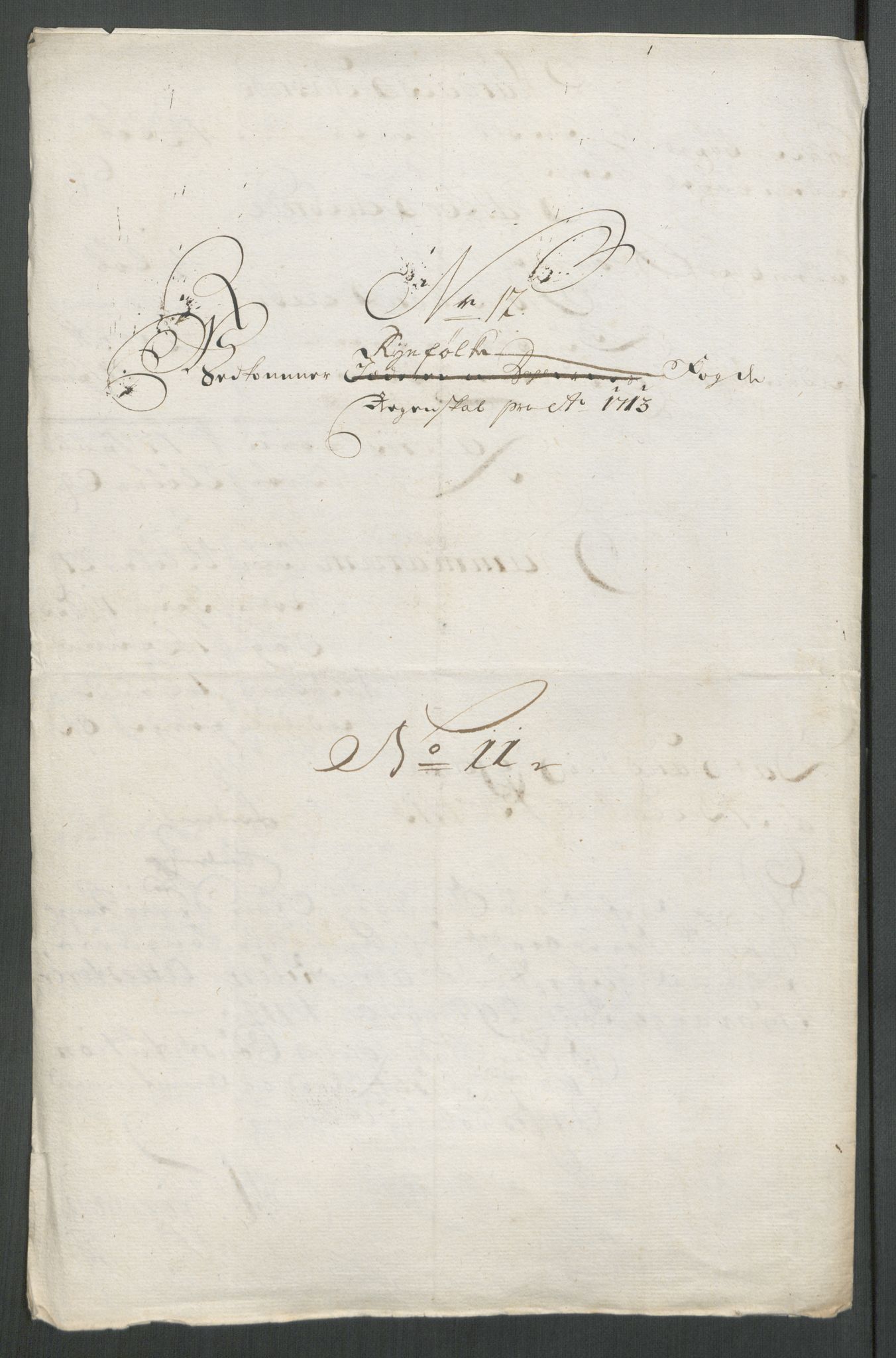 Rentekammeret inntil 1814, Reviderte regnskaper, Fogderegnskap, RA/EA-4092/R47/L2866: Fogderegnskap Ryfylke, 1713, p. 174