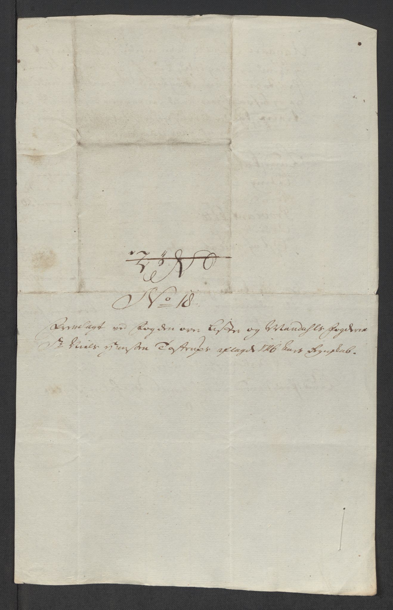 Rentekammeret inntil 1814, Reviderte regnskaper, Fogderegnskap, AV/RA-EA-4092/R43/L2560: Fogderegnskap Lista og Mandal, 1716, p. 194