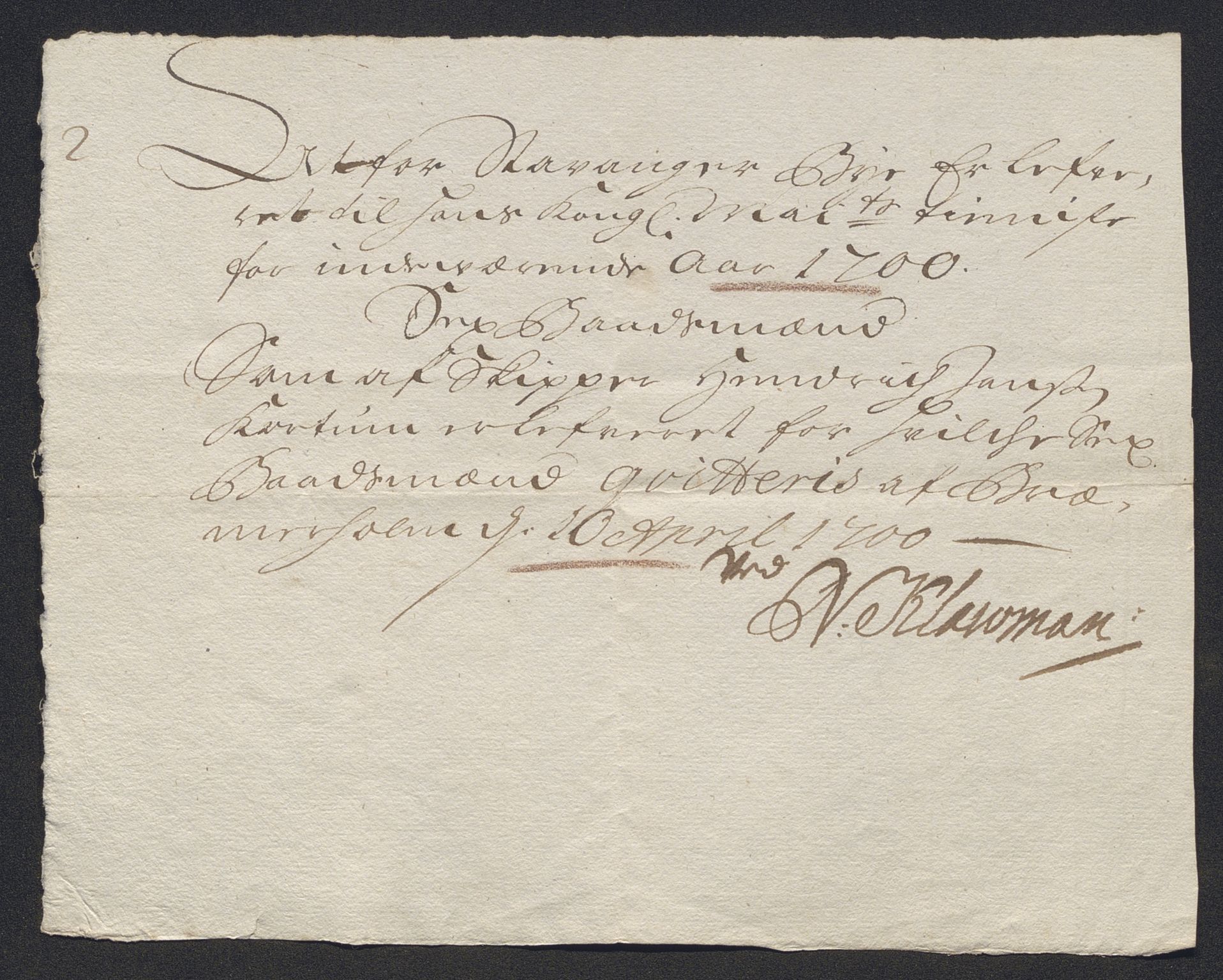 Rentekammeret inntil 1814, Reviderte regnskaper, Byregnskaper, RA/EA-4066/R/Ro/L0302: [O4] Kontribusjonsregnskap, 1687-1711, p. 259