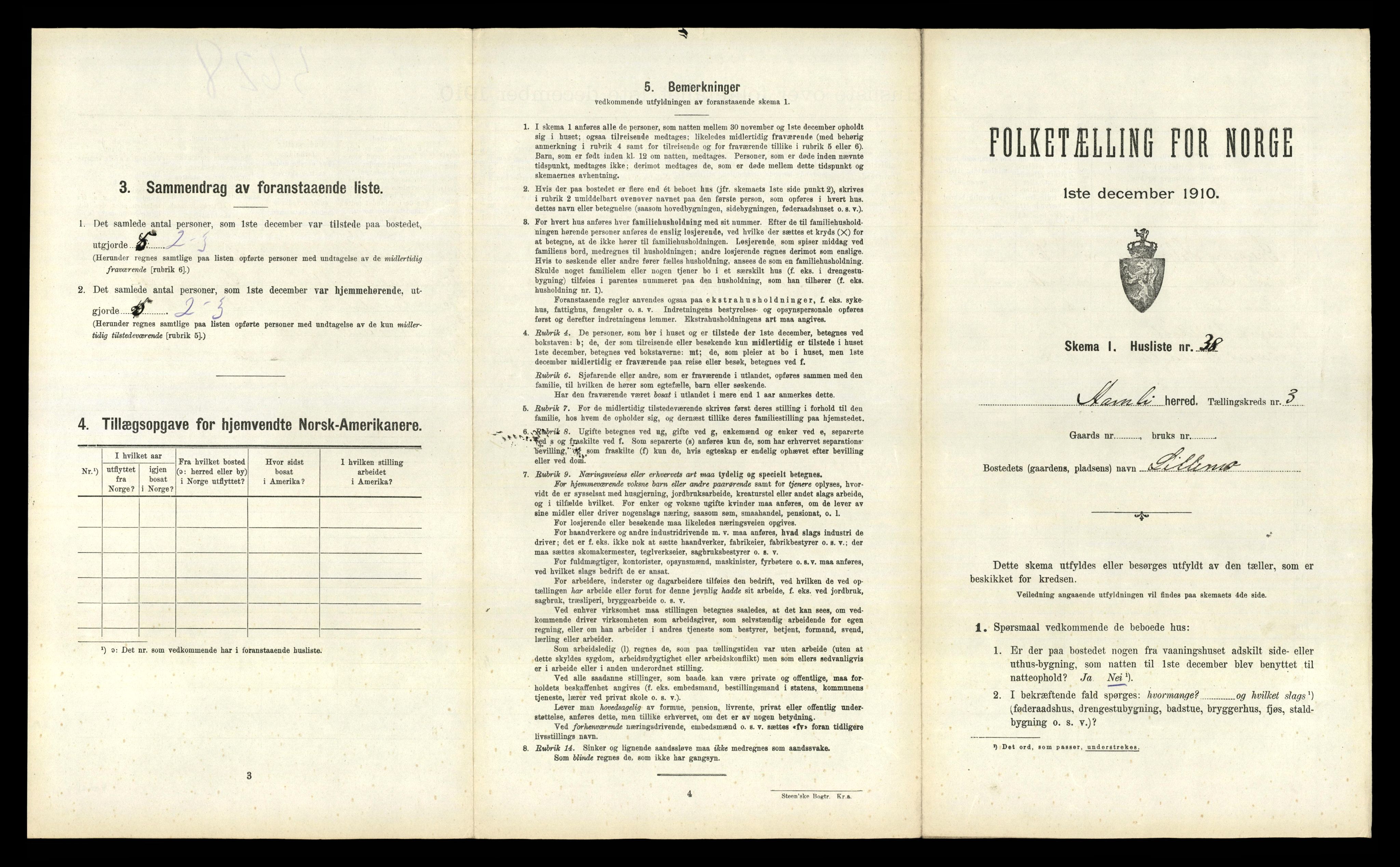 RA, 1910 census for Åmli, 1910, p. 229