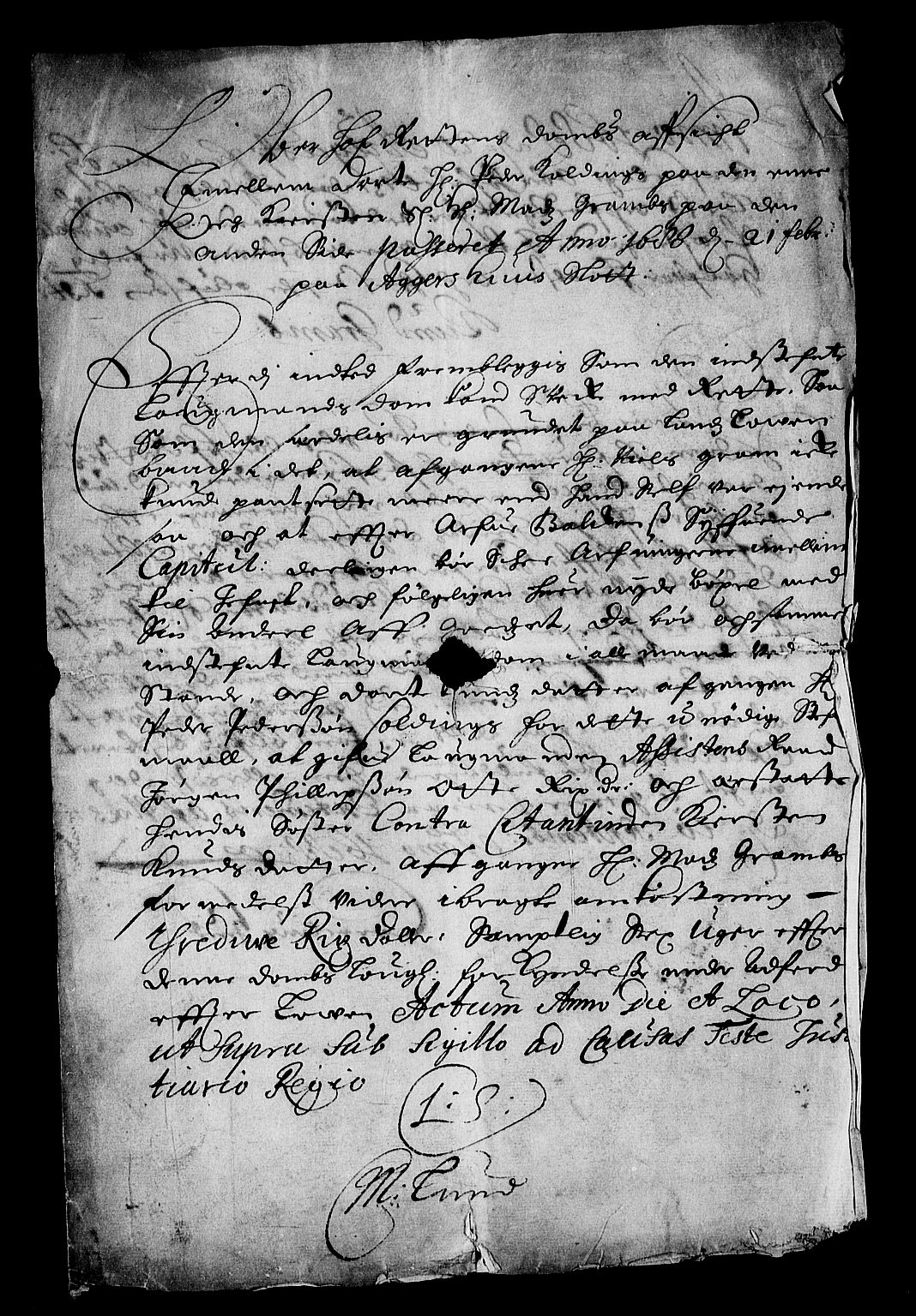 Stattholderembetet 1572-1771, RA/EA-2870/Af/L0002: Avskrifter av vedlegg til originale supplikker, nummerert i samsvar med supplikkbøkene, 1687-1689, p. 276